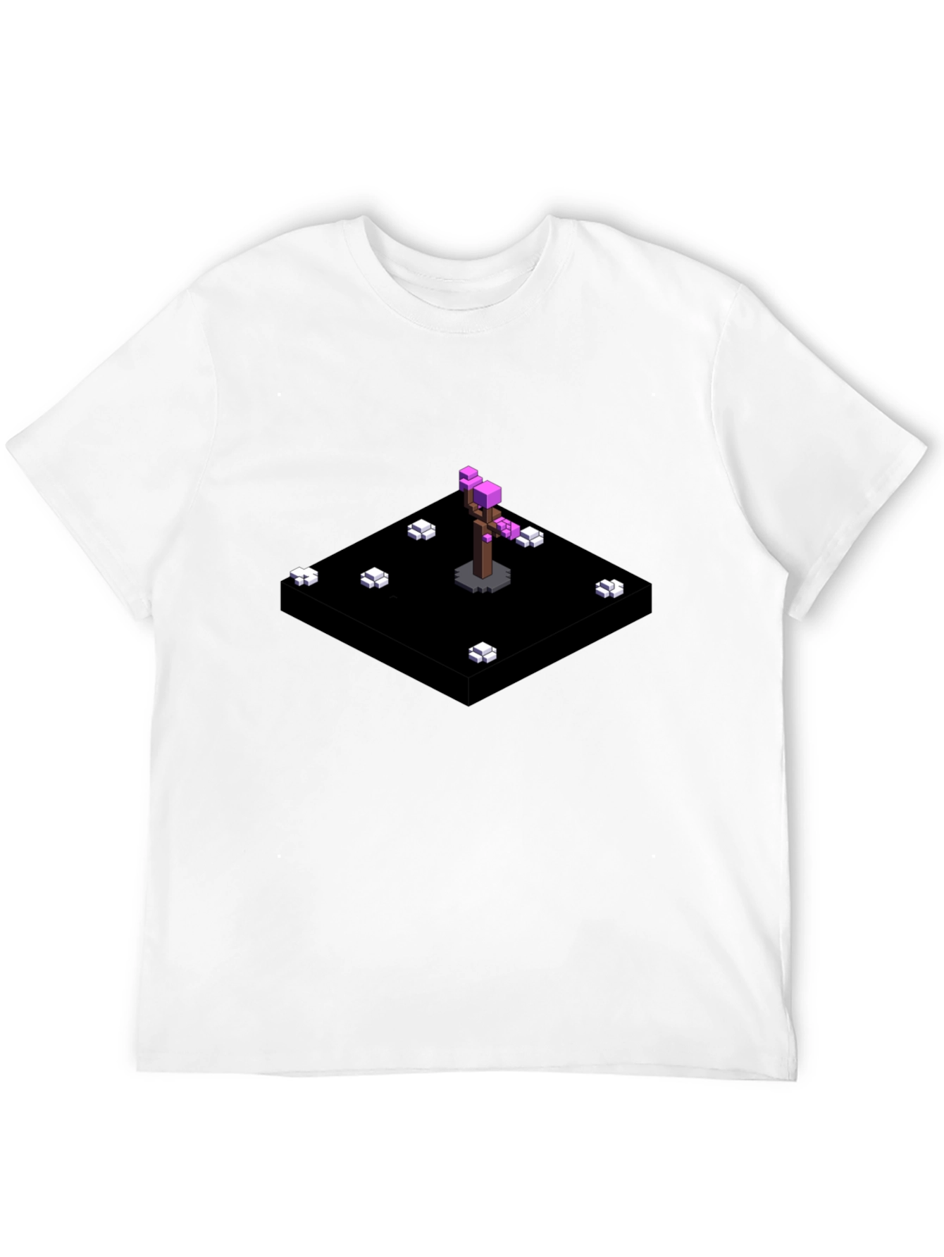 Pixel Art Tree T-Shirt - Modern Graphic Tee