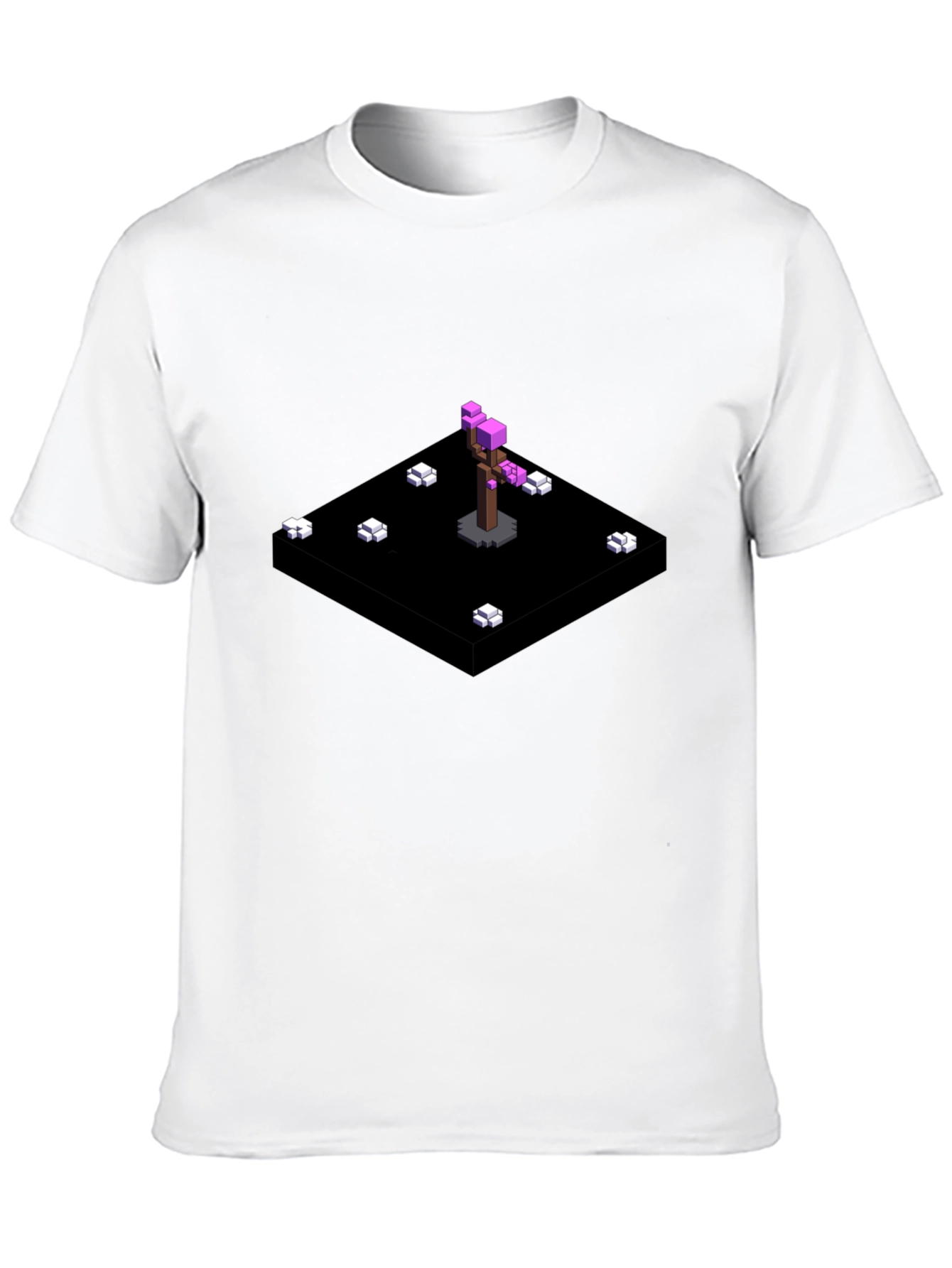 Pixel Art Tree T-Shirt - Modern Graphic Tee