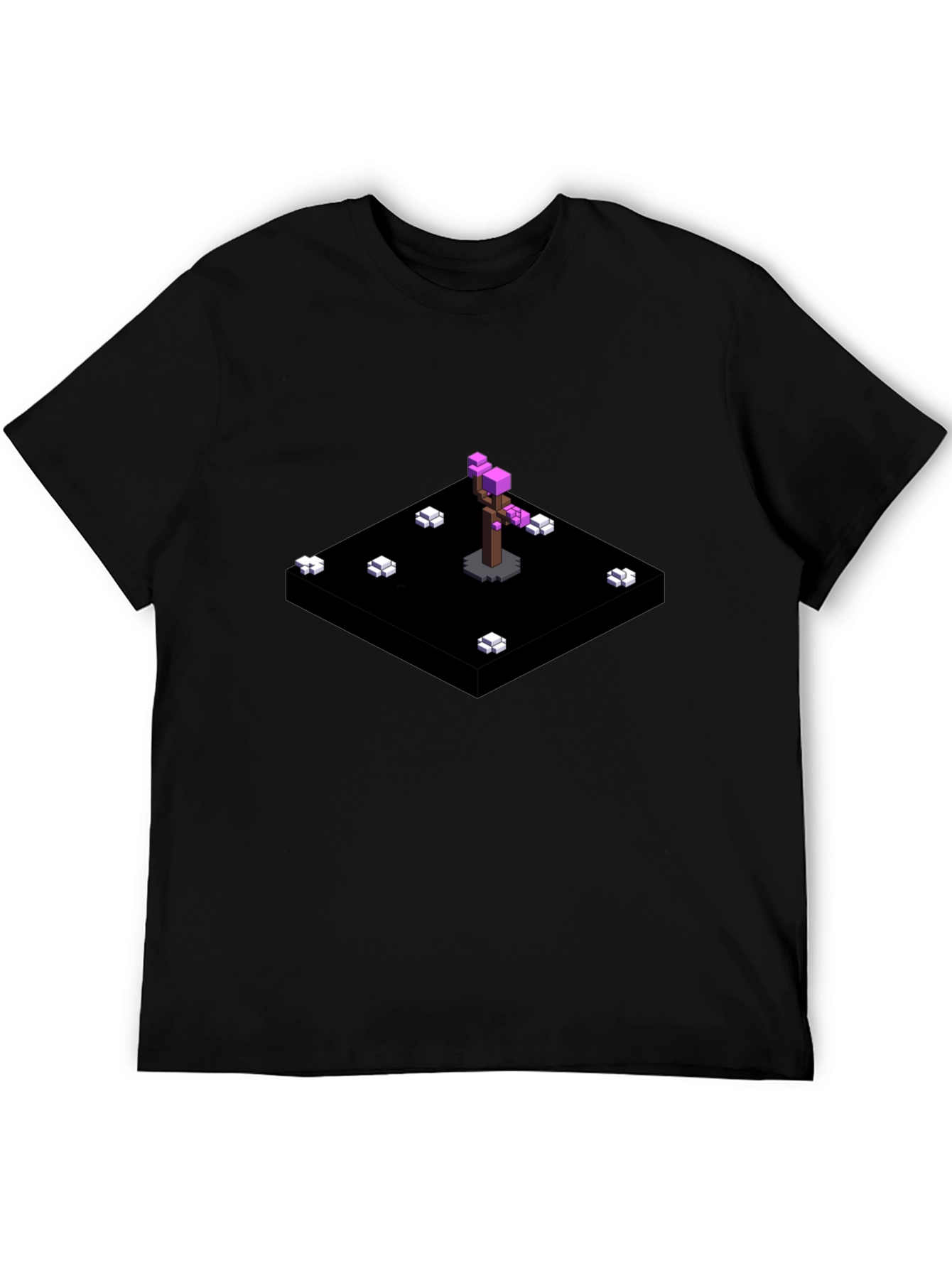 Pixel Art Tree T-Shirt - Modern Graphic Tee