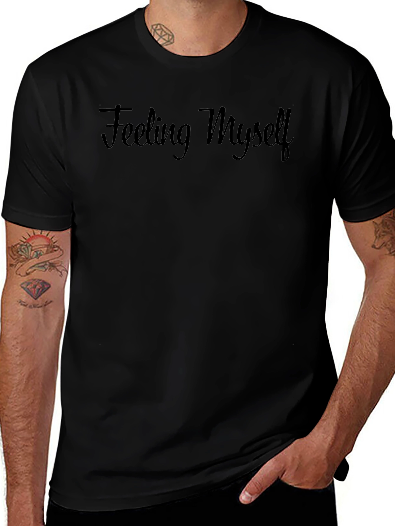 Feeling Myself Black Graphic Tee