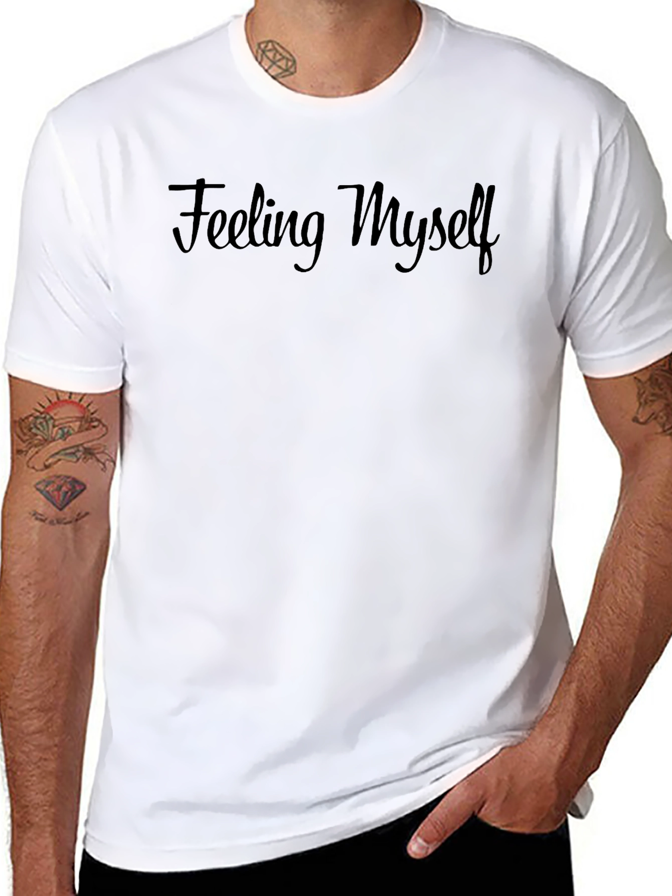 Feeling Myself Black Graphic Tee