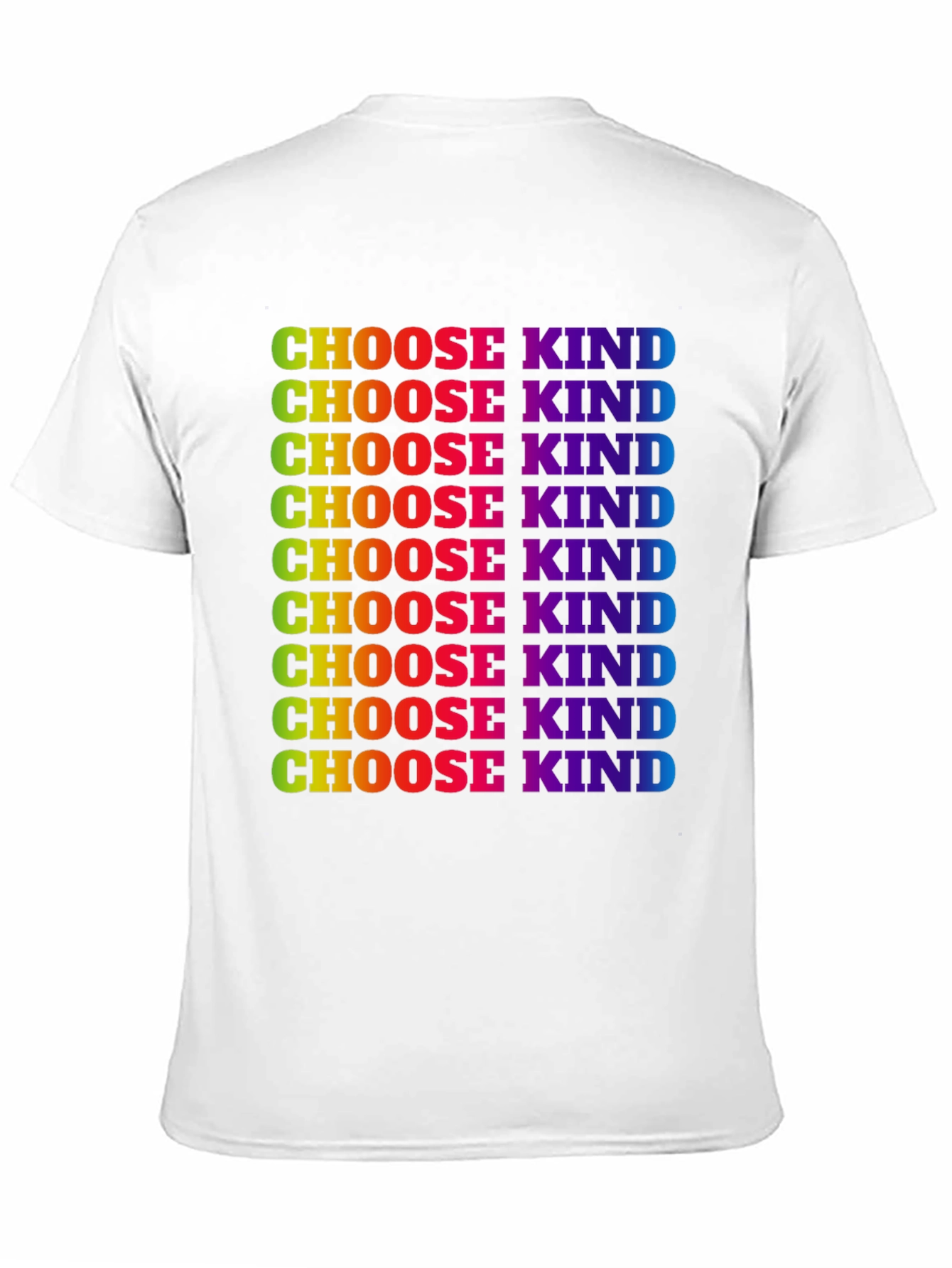Choose Kind Rainbow Graphic Tee - Kindness Matters T-Shirt
