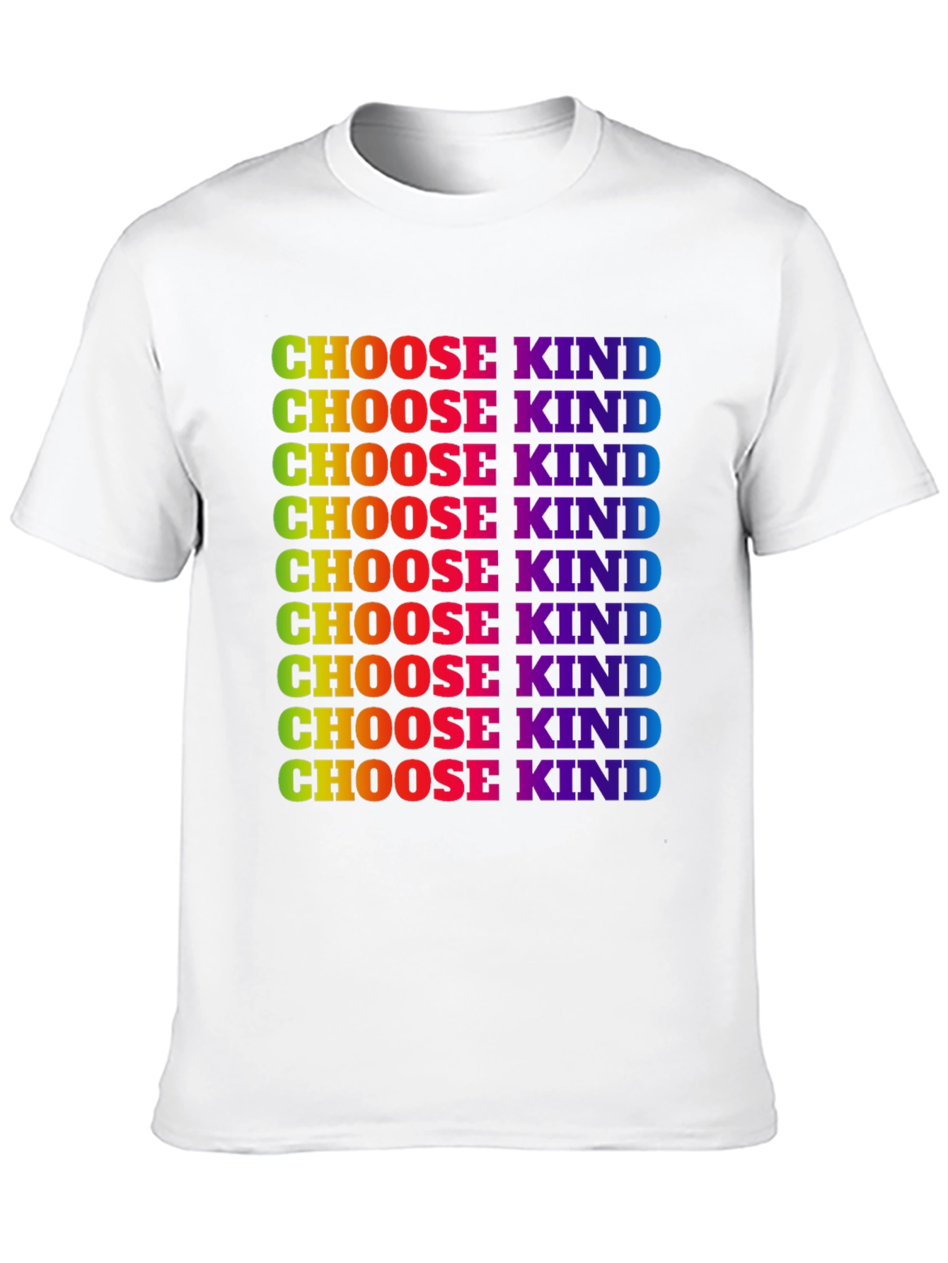 Choose Kind Rainbow Graphic Tee - Kindness Matters T-Shirt