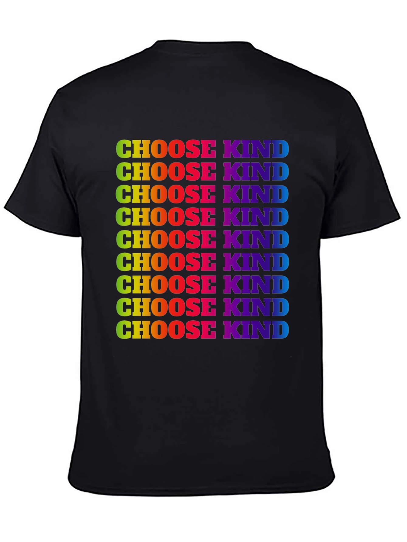 Choose Kind Rainbow Graphic Tee - Kindness Matters T-Shirt