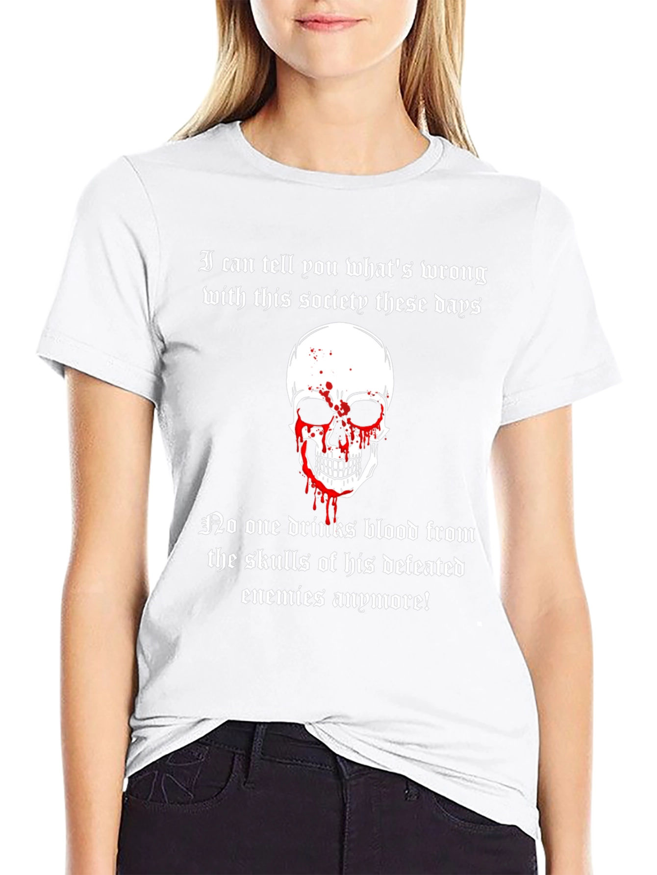Skull Blood Drinker T-Shirt