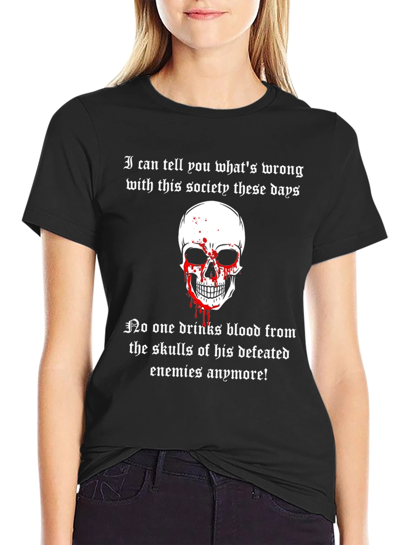 Skull Blood Drinker T-Shirt