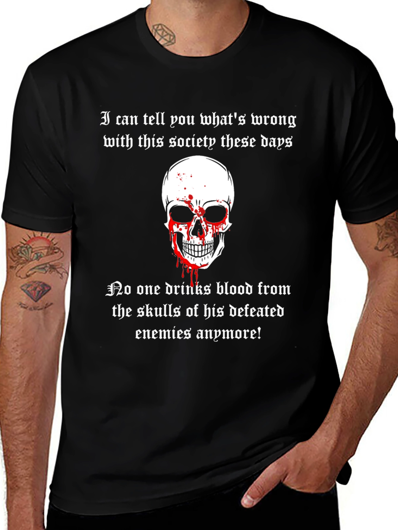 Skull Blood Drinker T-Shirt