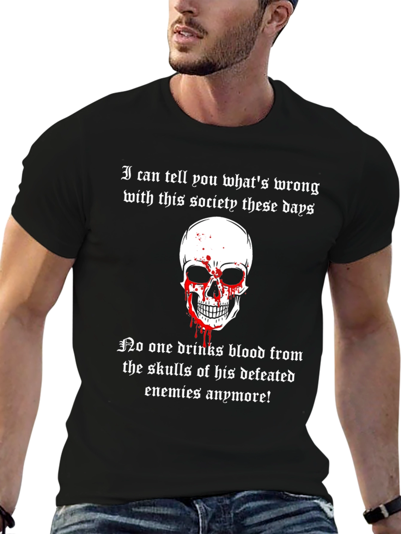 Skull Blood Drinker T-Shirt