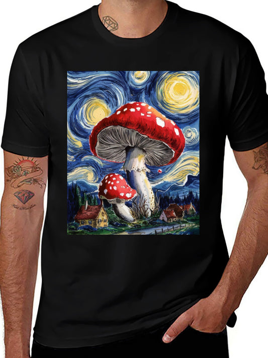 Starry Night Mushroom T-Shirt