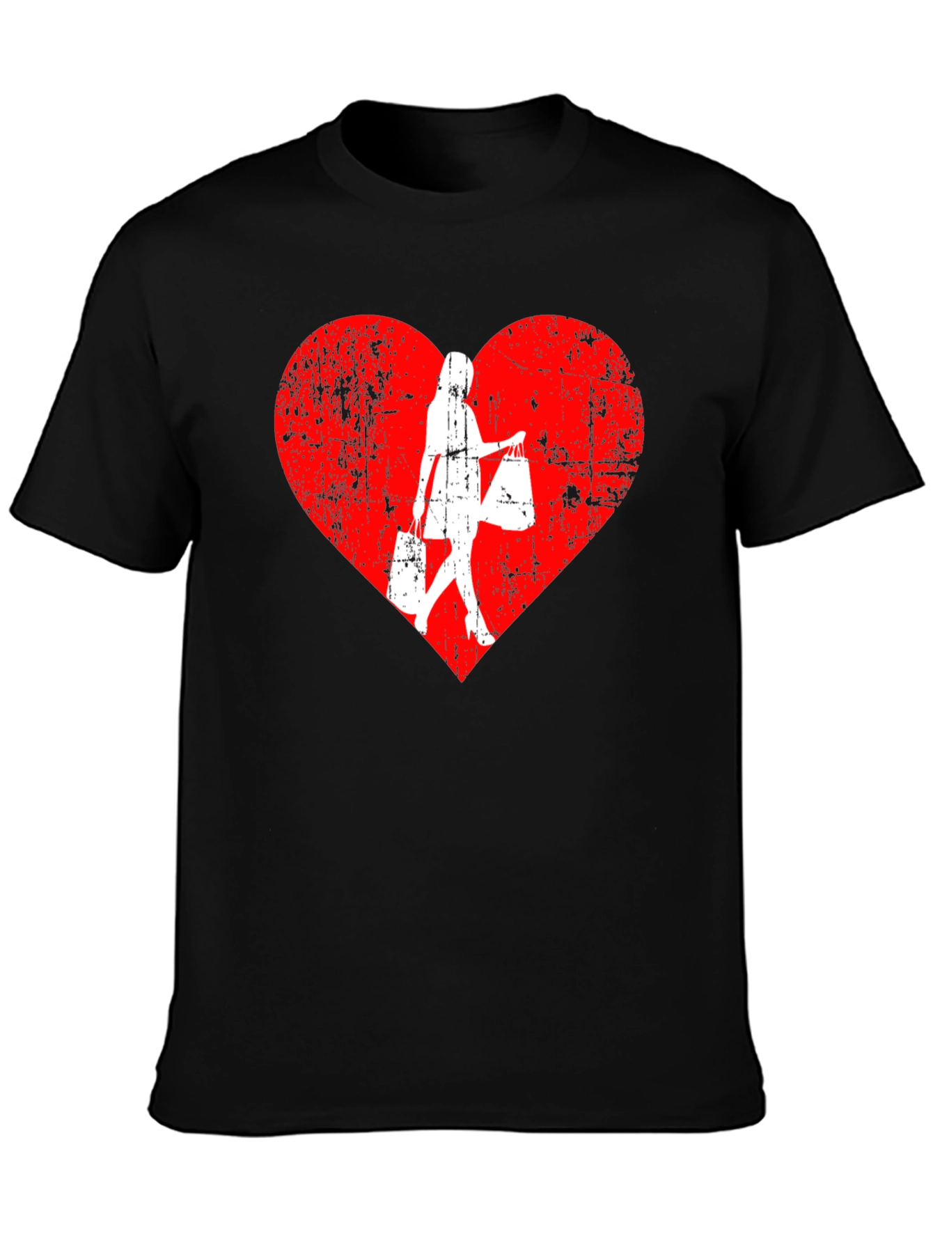 Shopping Lover T-Shirt - Heart Design