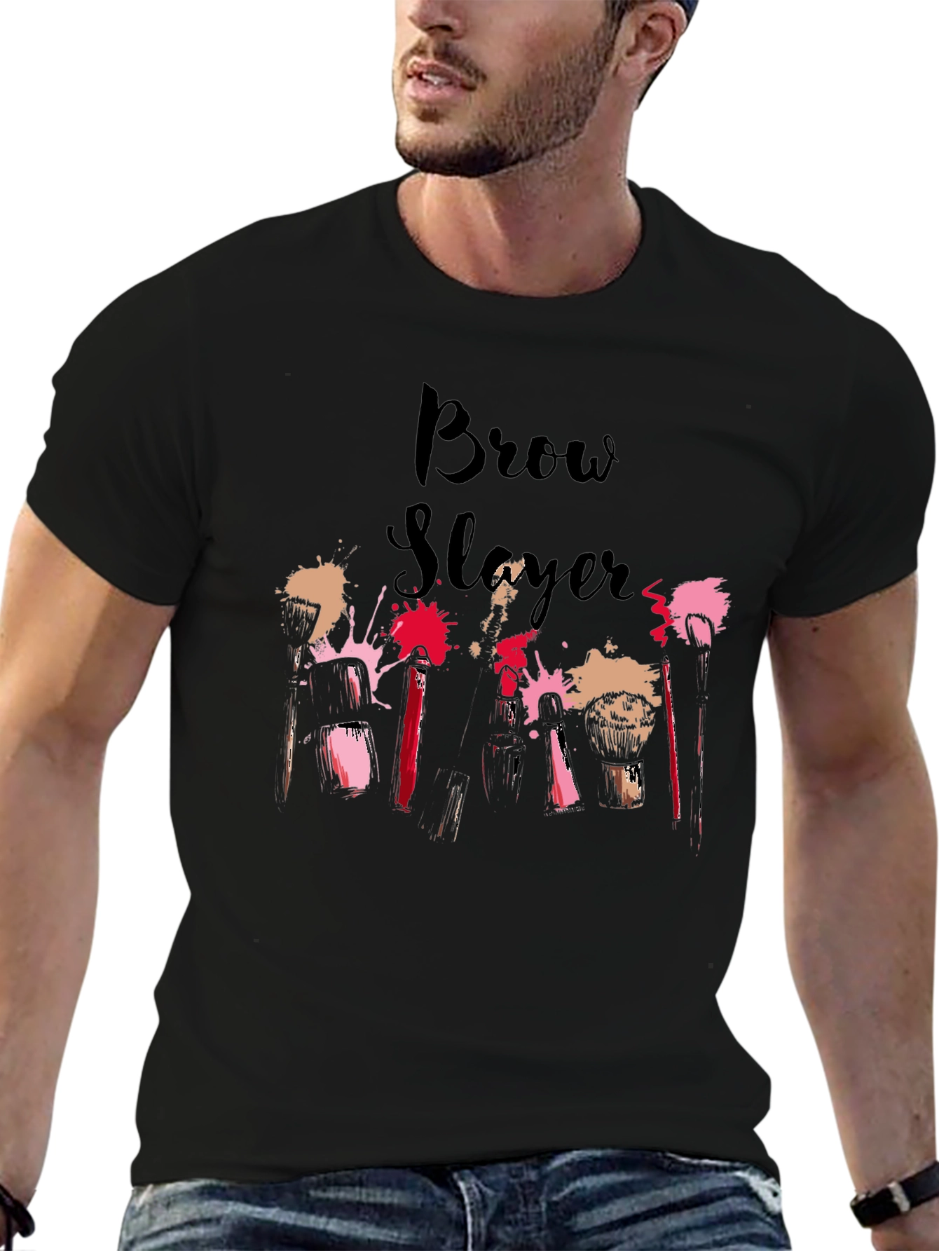 Brow Slayer T-Shirt - Stylish Makeup Artist Tee
