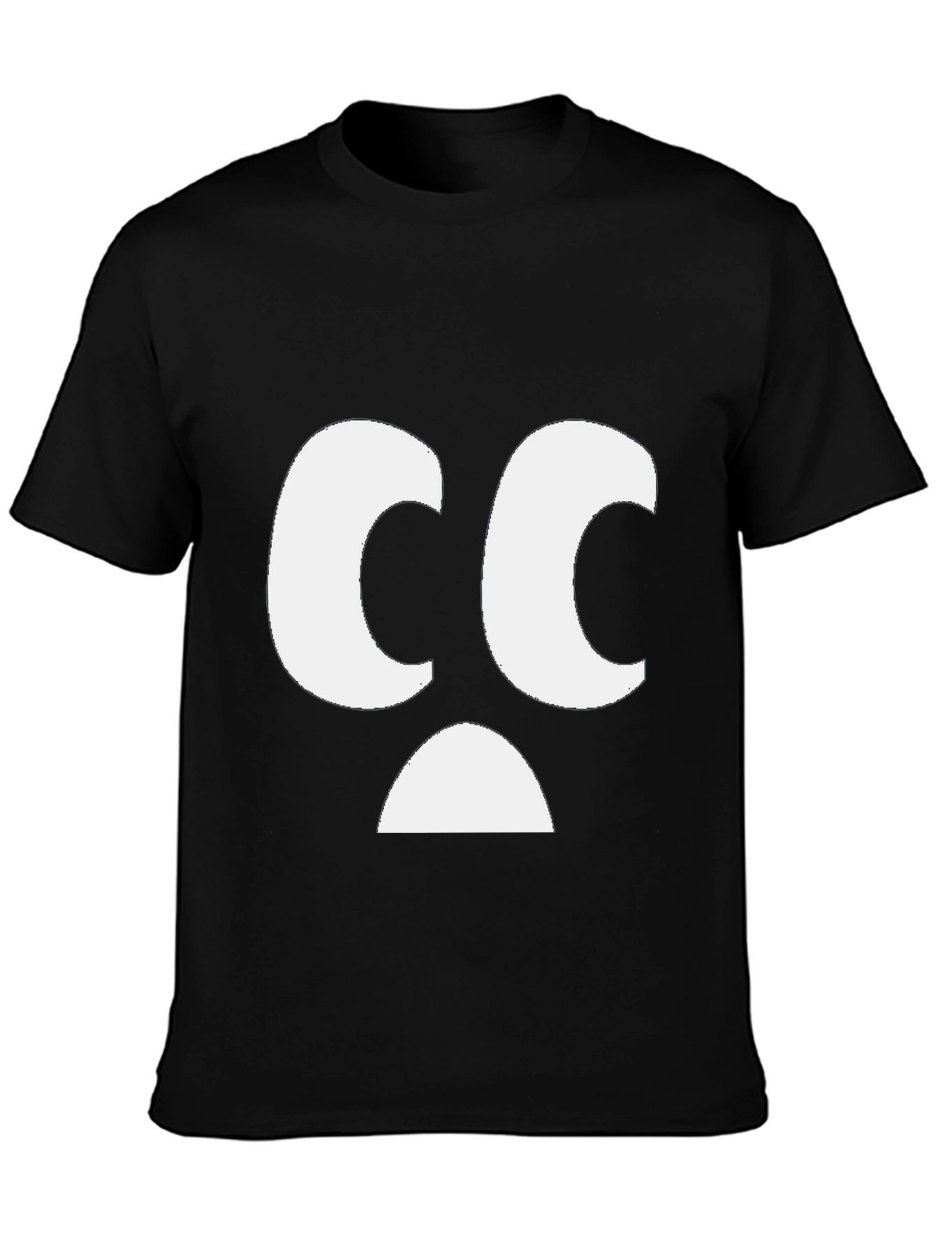 Sad Face Graphic T-Shirt