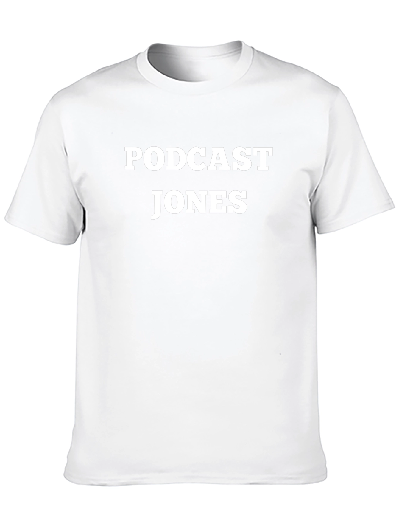 Podcast Jones Black T-Shirt