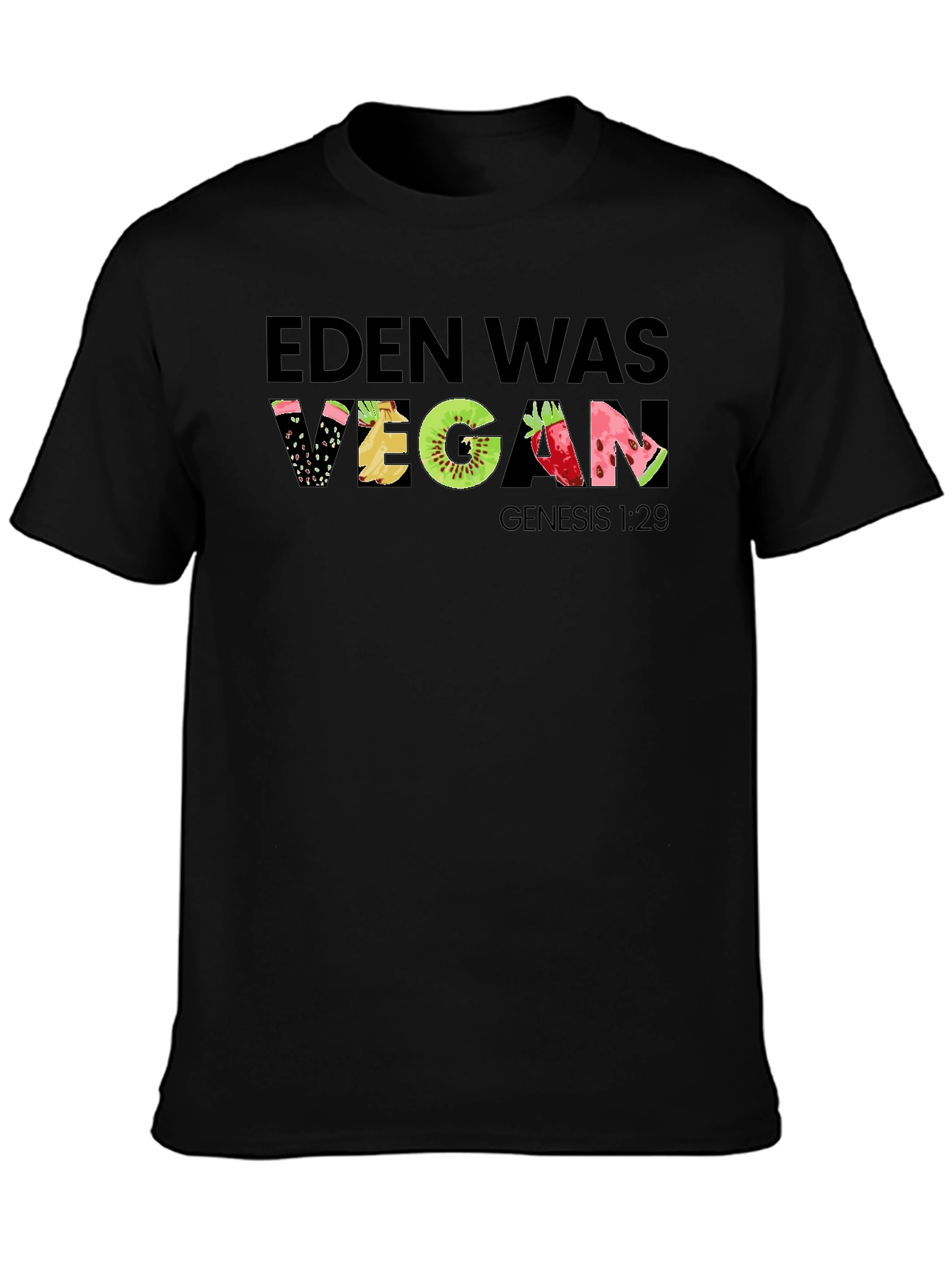 Eden Was Vegan Graphic T-Shirt