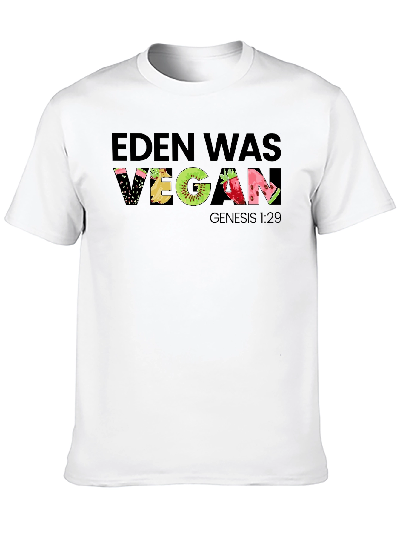 Eden Was Vegan Graphic T-Shirt