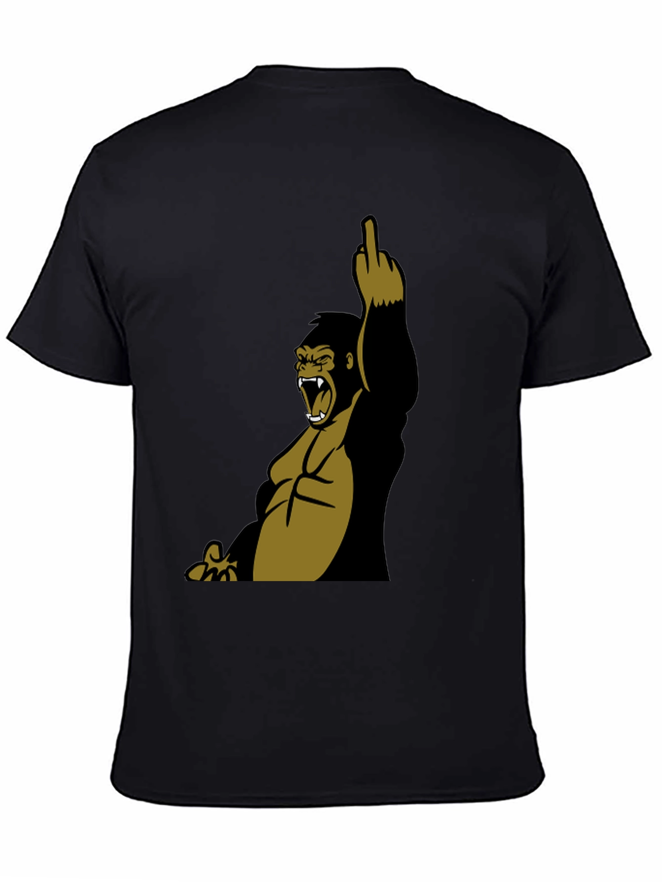 Graphic Gorilla Middle Finger T-Shirt