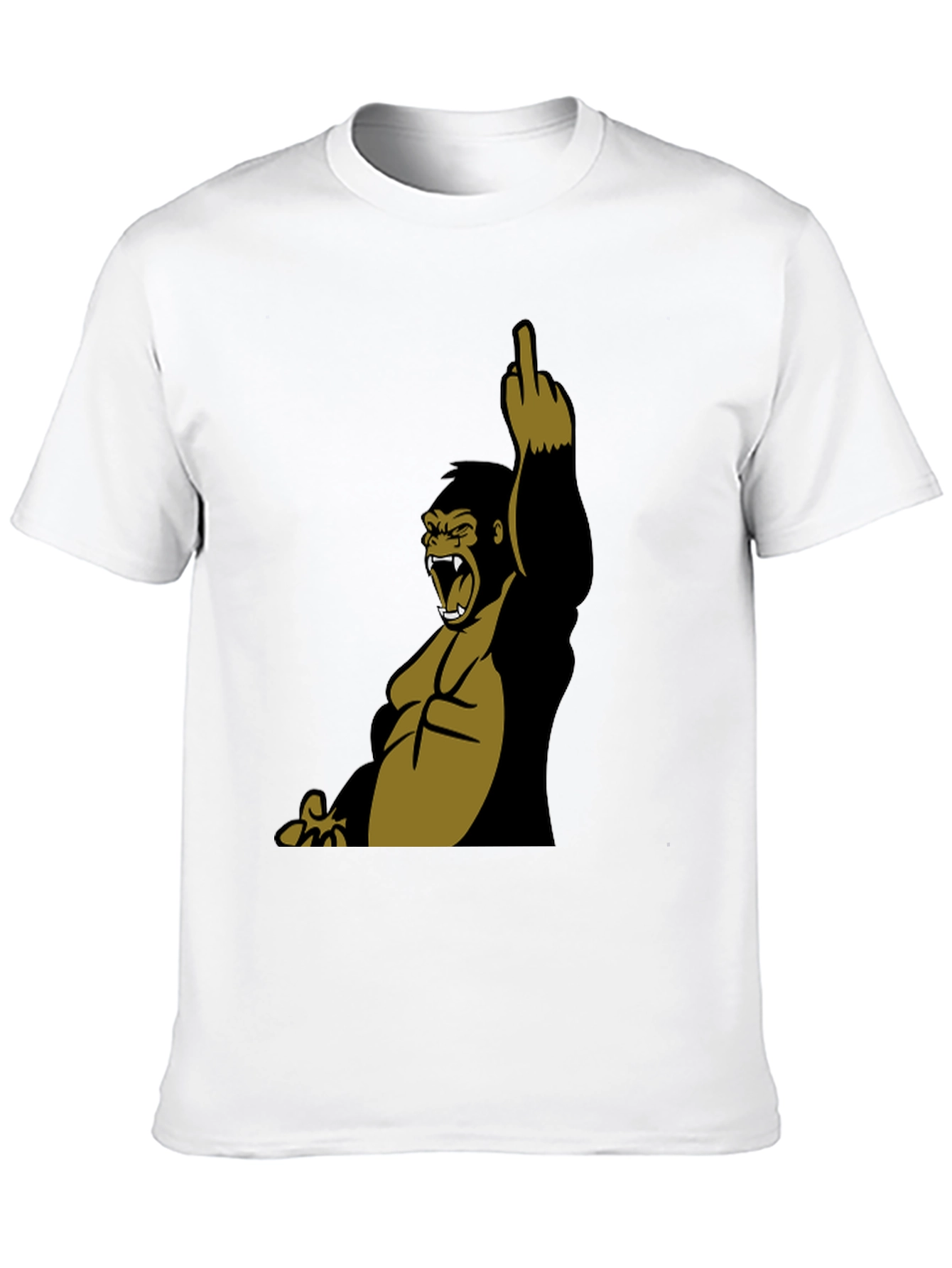 Graphic Gorilla Middle Finger T-Shirt