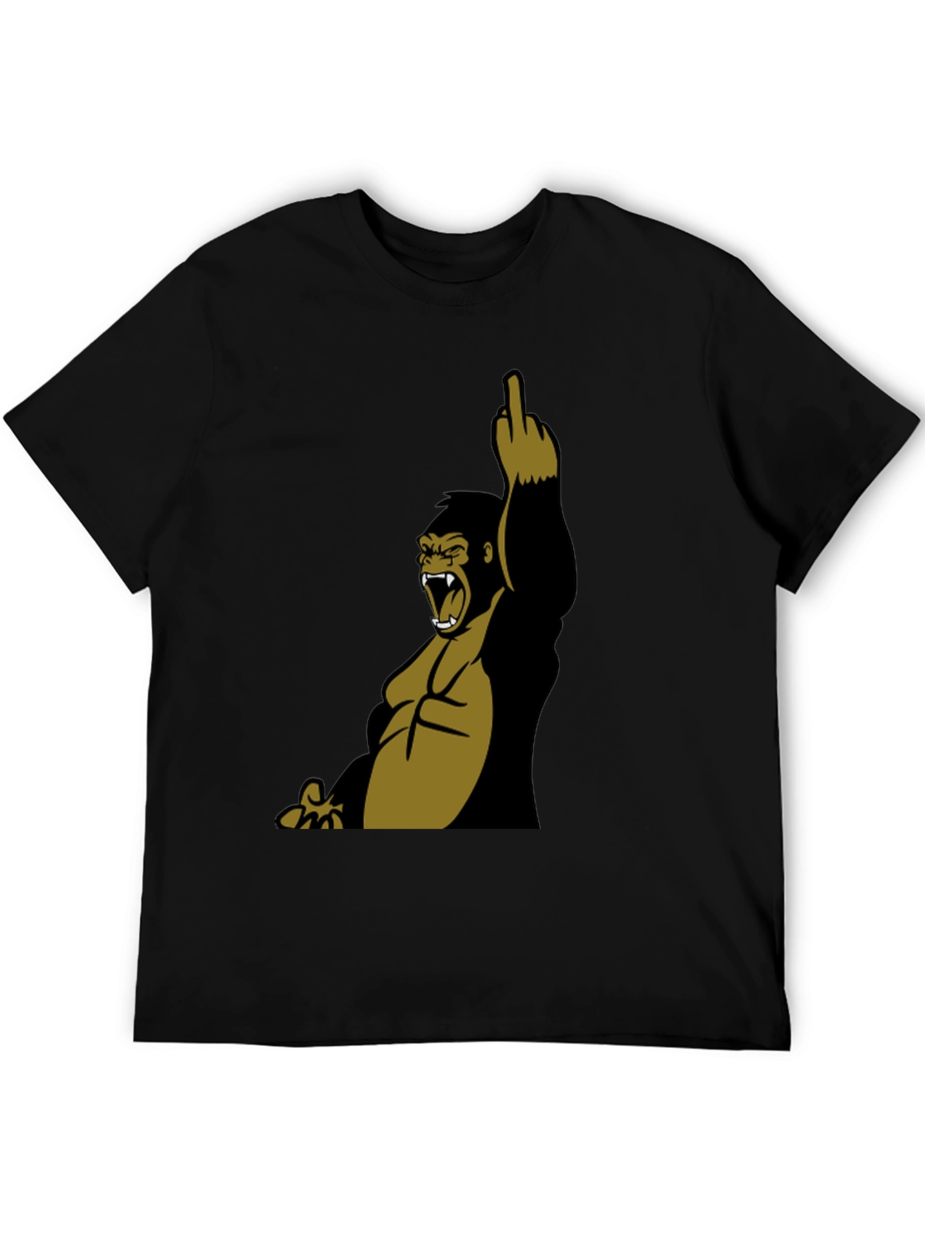 Graphic Gorilla Middle Finger T-Shirt