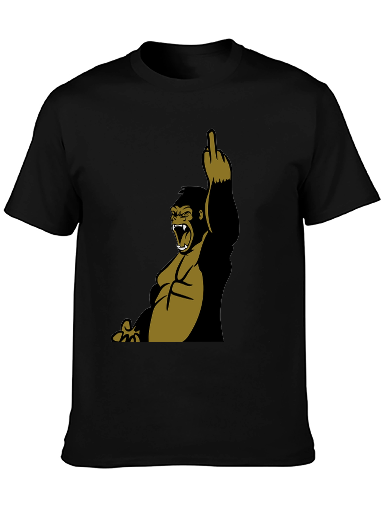 Graphic Gorilla Middle Finger T-Shirt