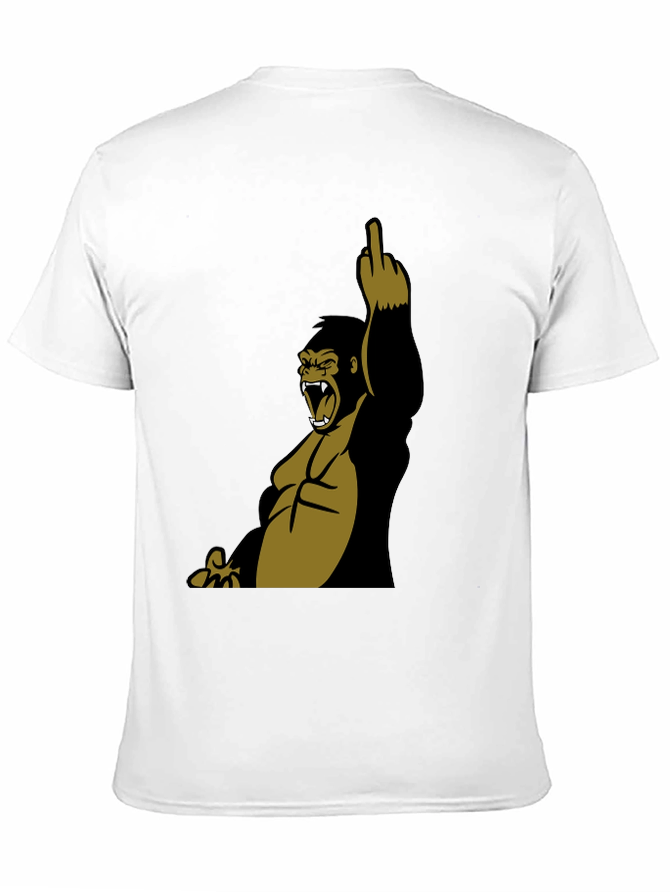 Graphic Gorilla Middle Finger T-Shirt