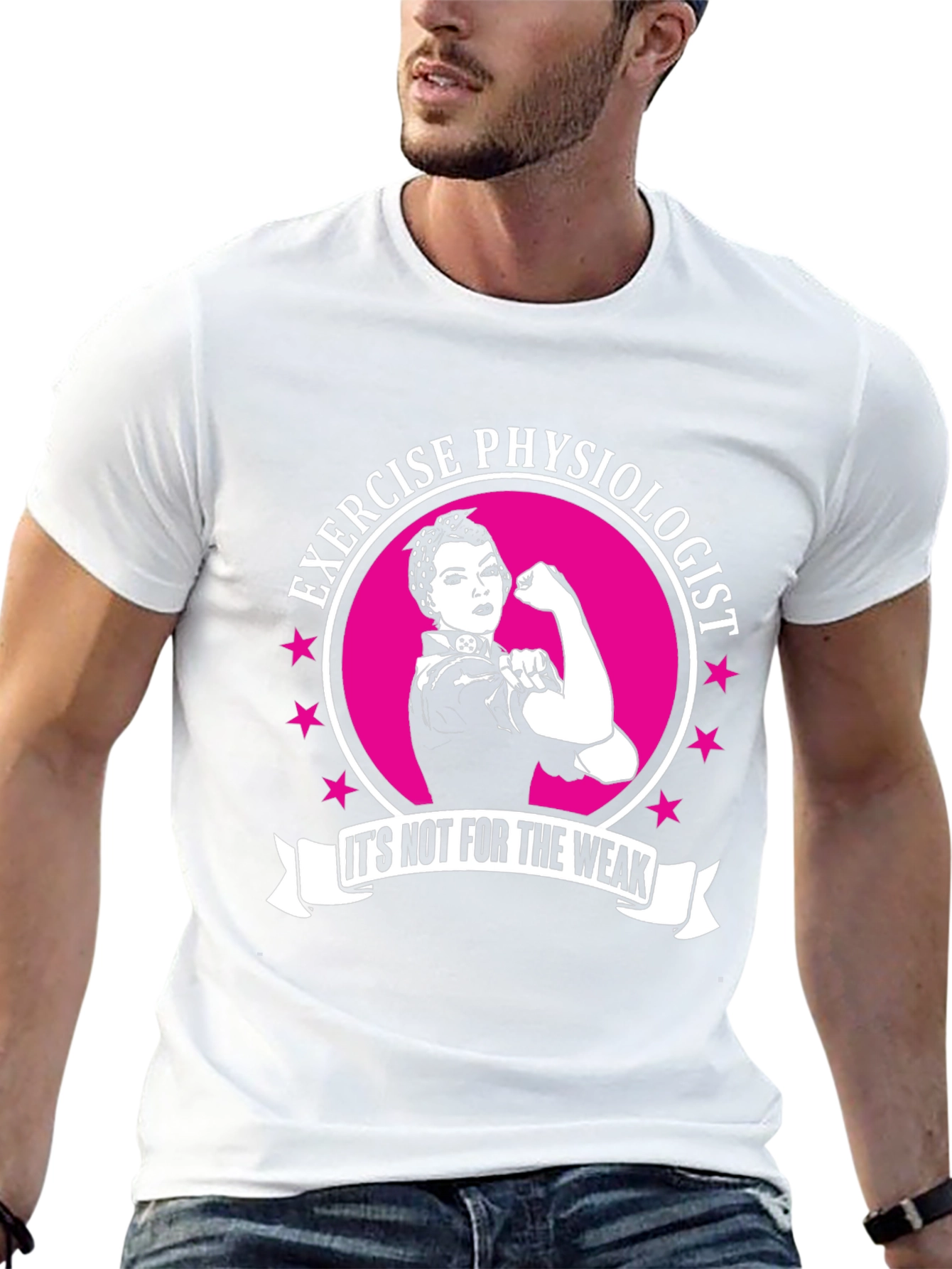 Exercise Physiologist T-Shirt - Rosie the Riveter Style