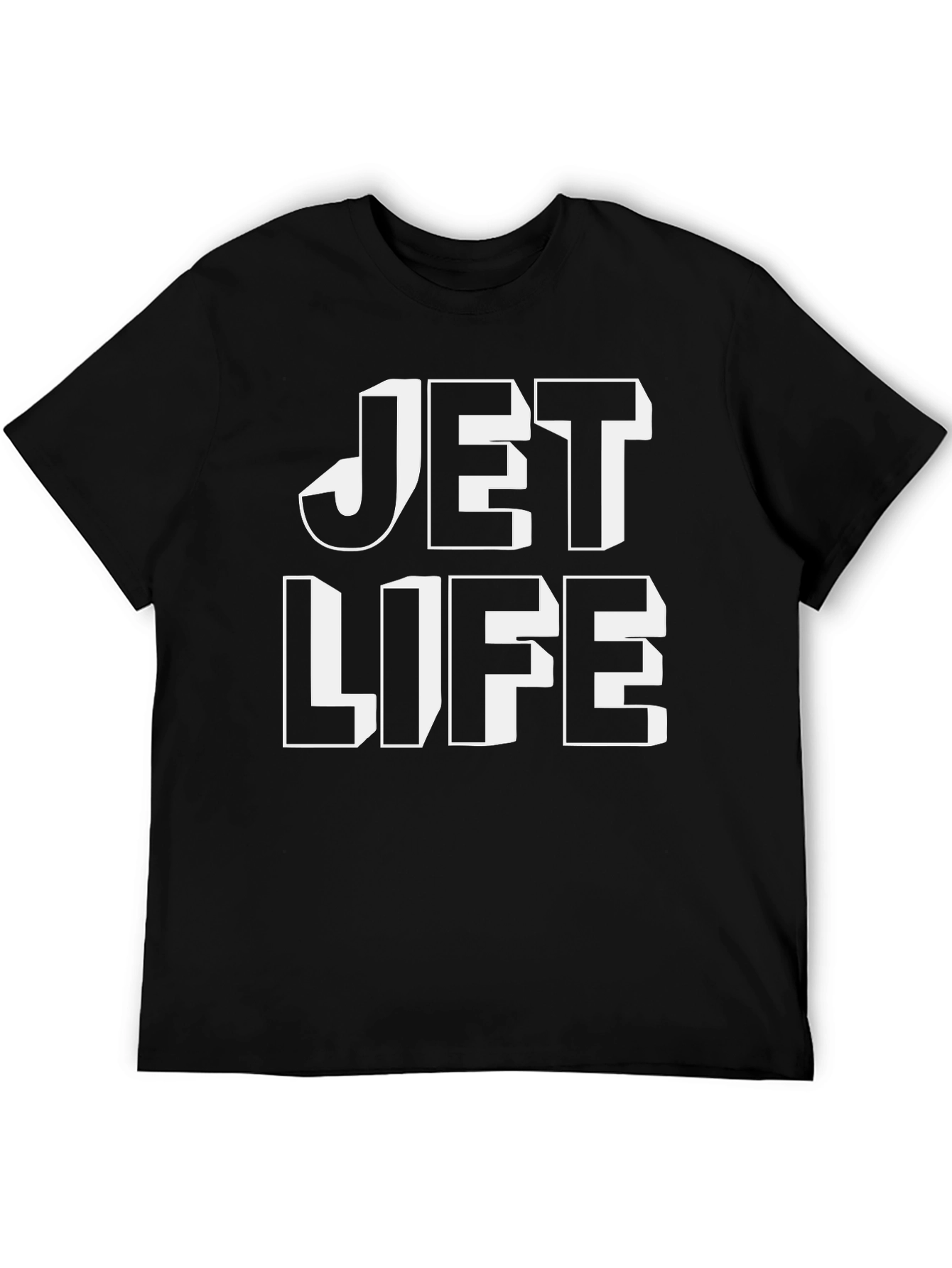 Jet Life Black Graphic T-Shirt