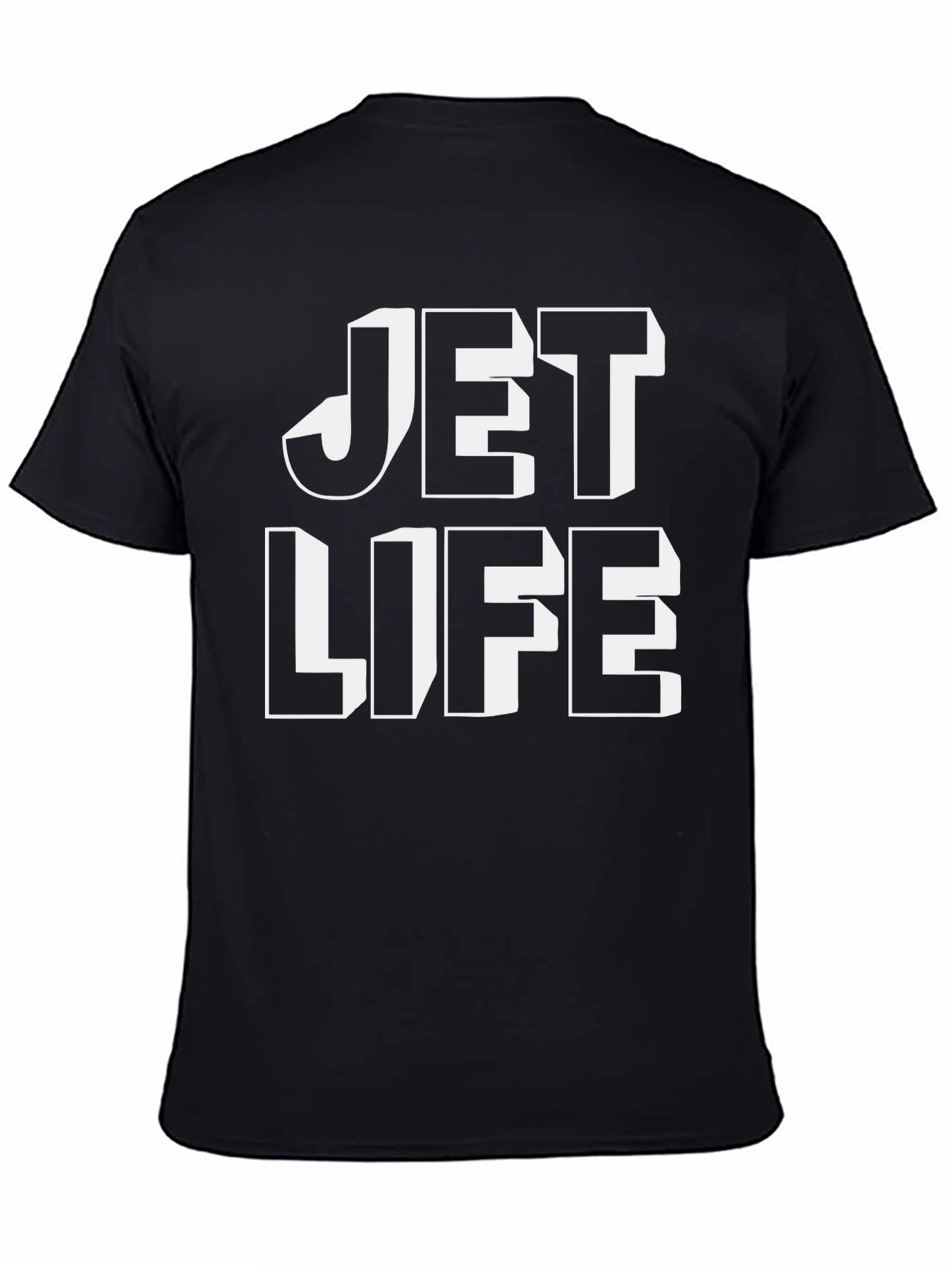 Jet Life Black Graphic T-Shirt