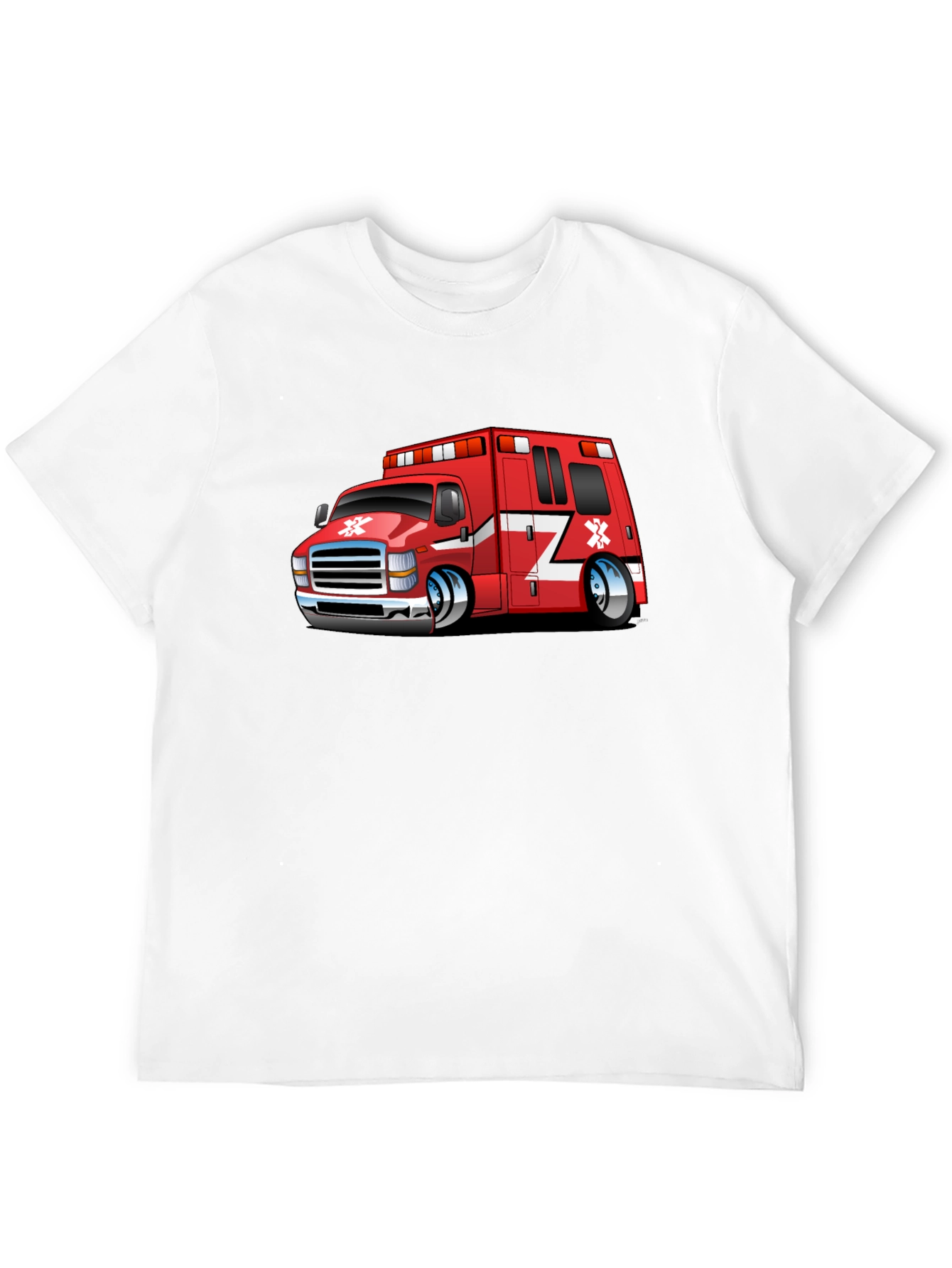 Cartoon Ambulance Graphic Tee