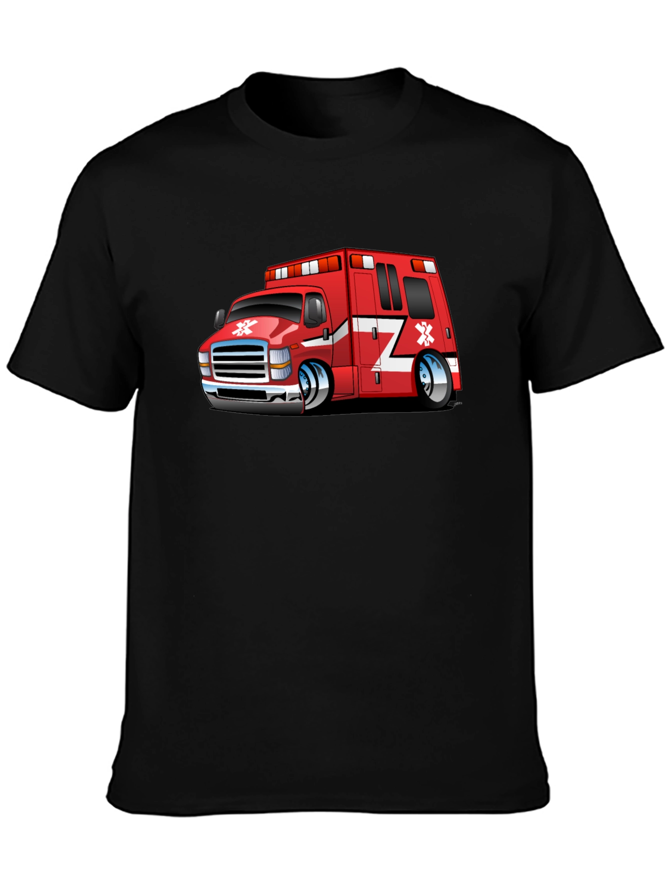 Cartoon Ambulance Graphic Tee