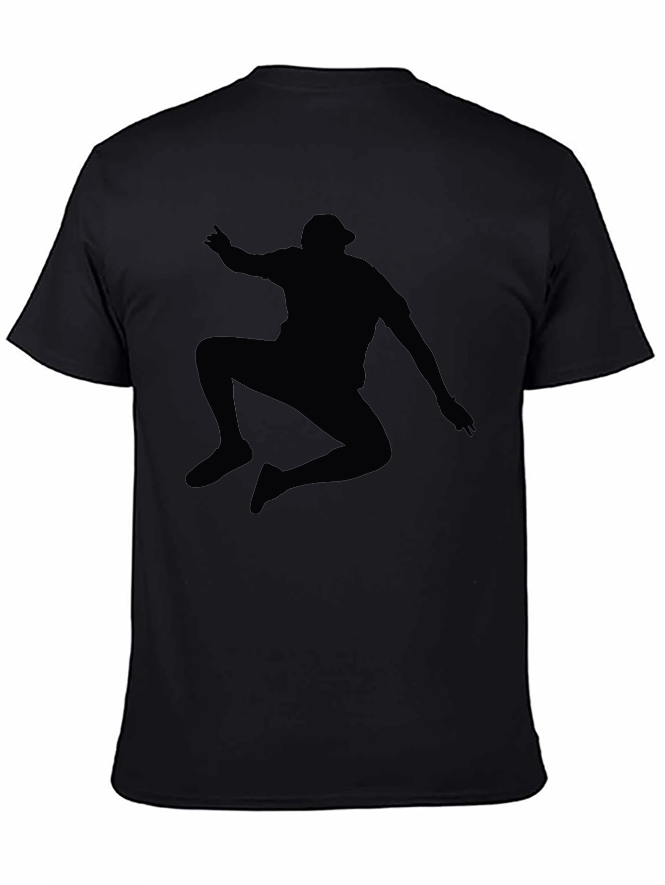 Black Skateboarder Silhouette Tee
