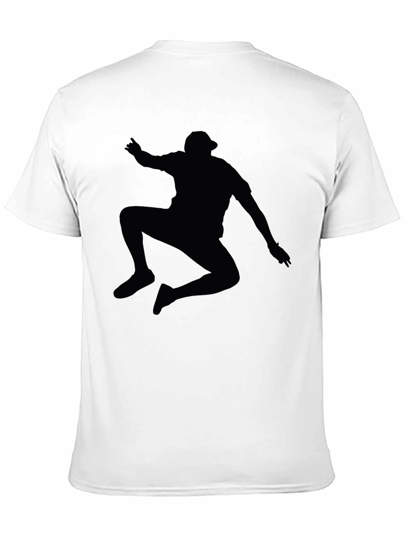 Black Skateboarder Silhouette Tee