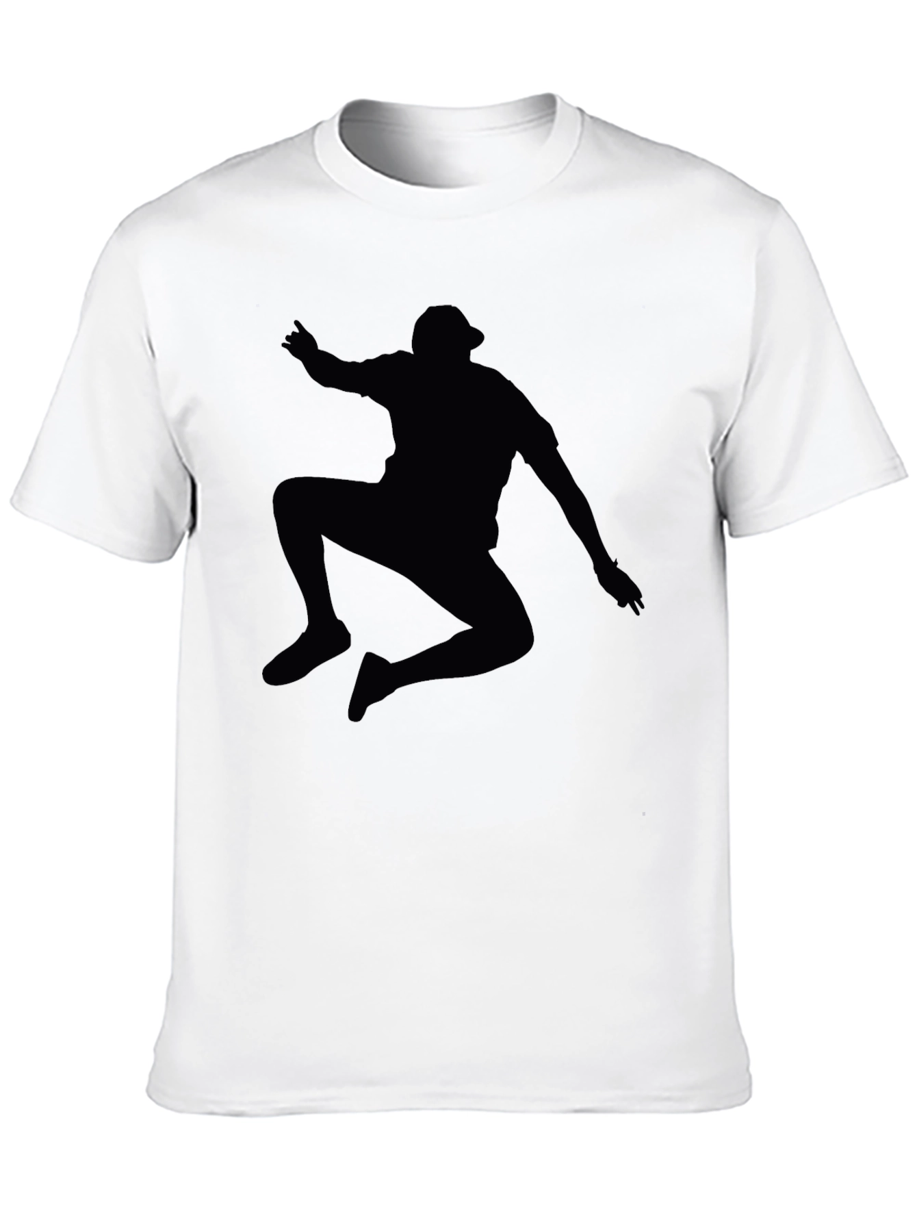 Black Skateboarder Silhouette Tee