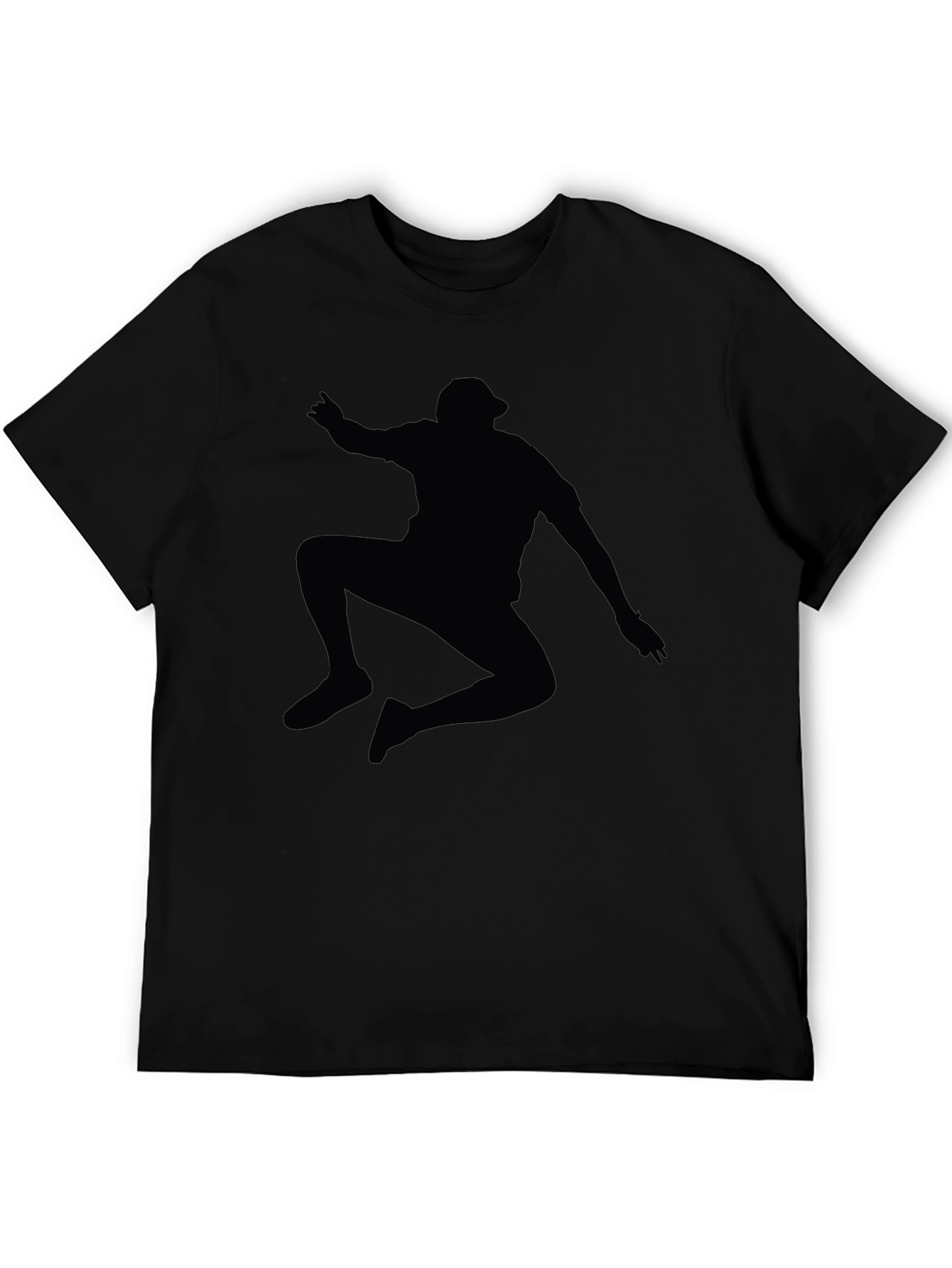 Black Skateboarder Silhouette Tee