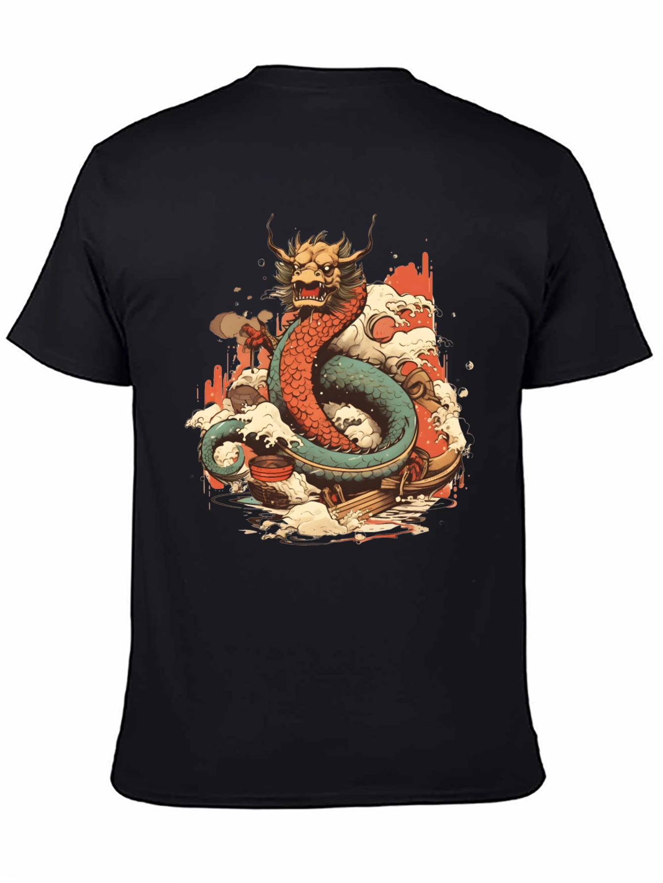 Dragon Graphic Tee - Unique Artistic Design