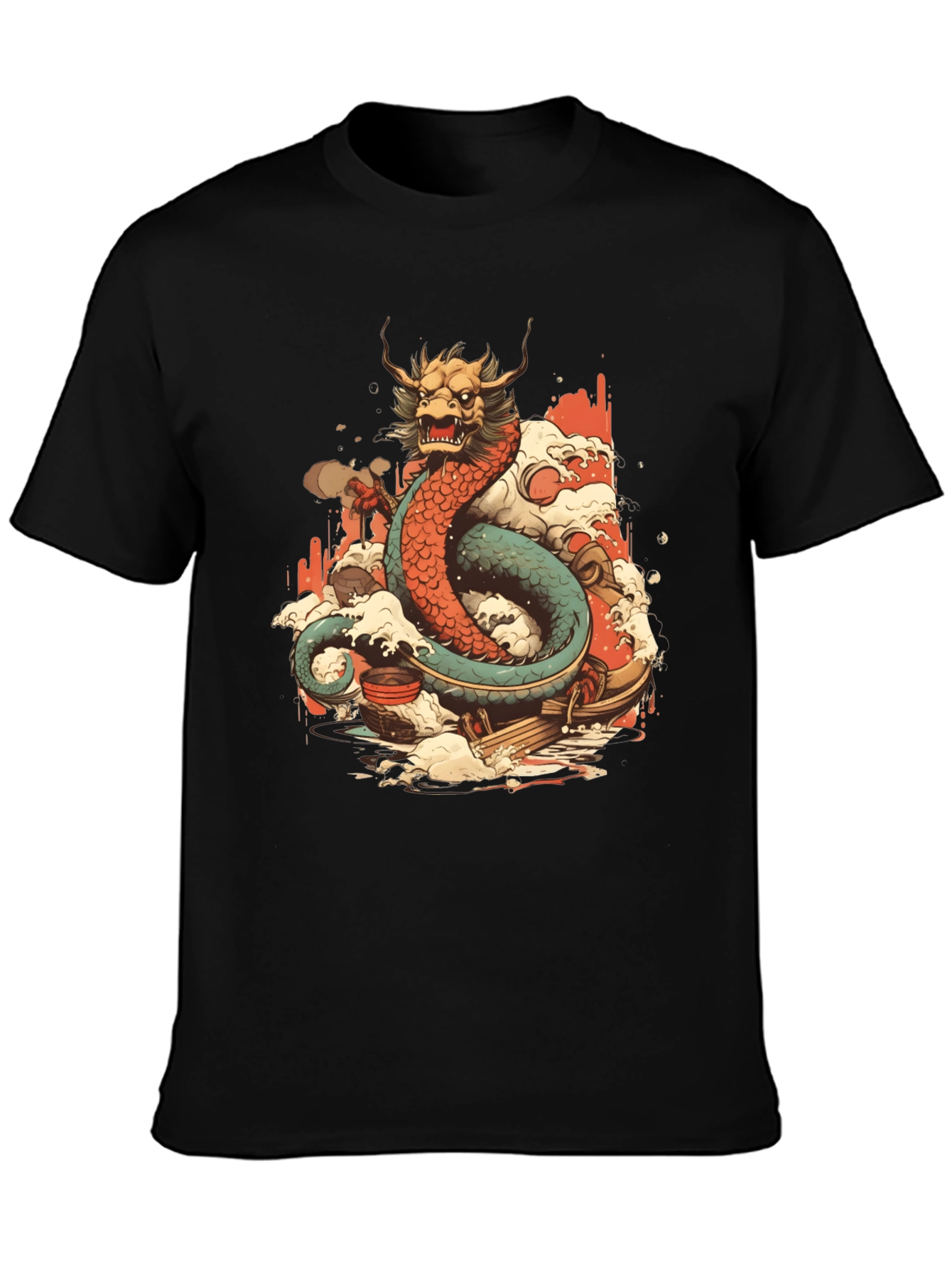 Dragon Graphic Tee - Unique Artistic Design