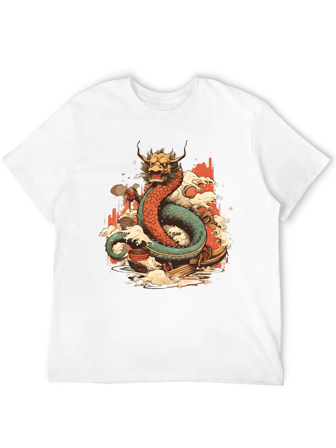 Dragon Graphic Tee - Unique Artistic Design