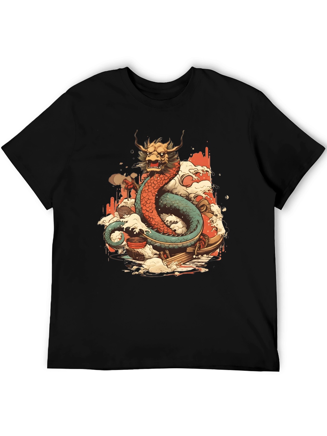 Dragon Graphic Tee - Unique Artistic Design