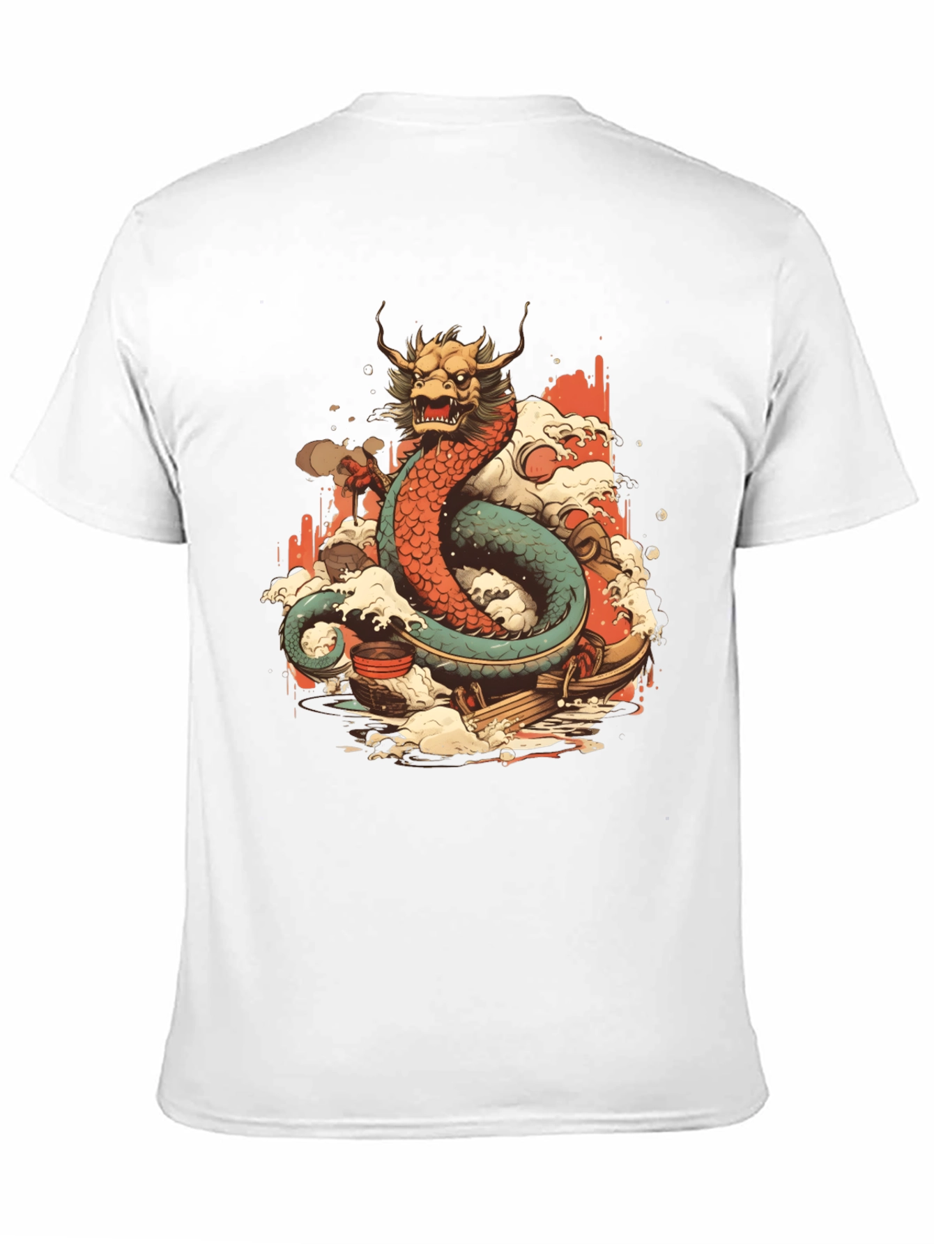 Dragon Graphic Tee - Unique Artistic Design