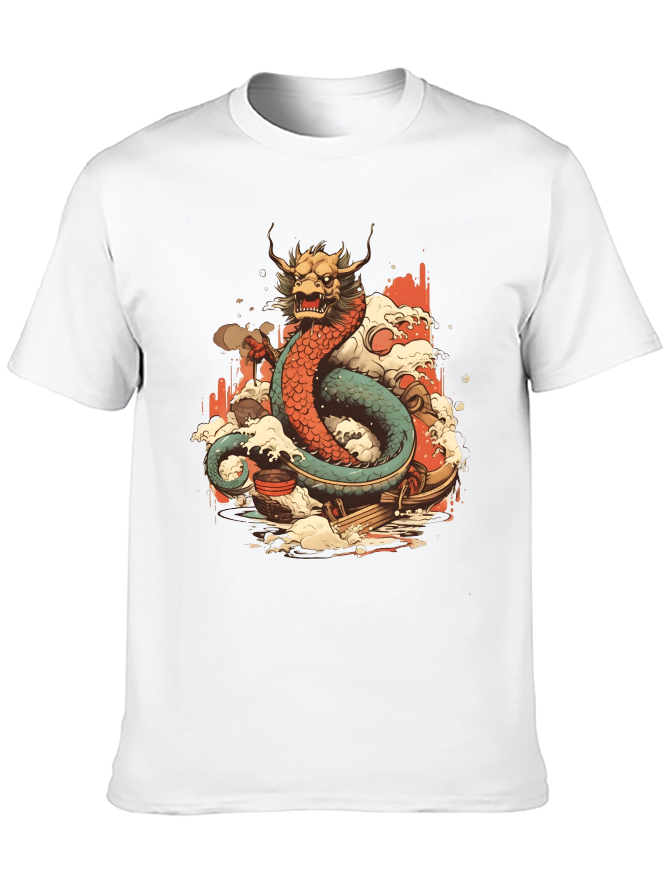 Dragon Graphic Tee - Unique Artistic Design