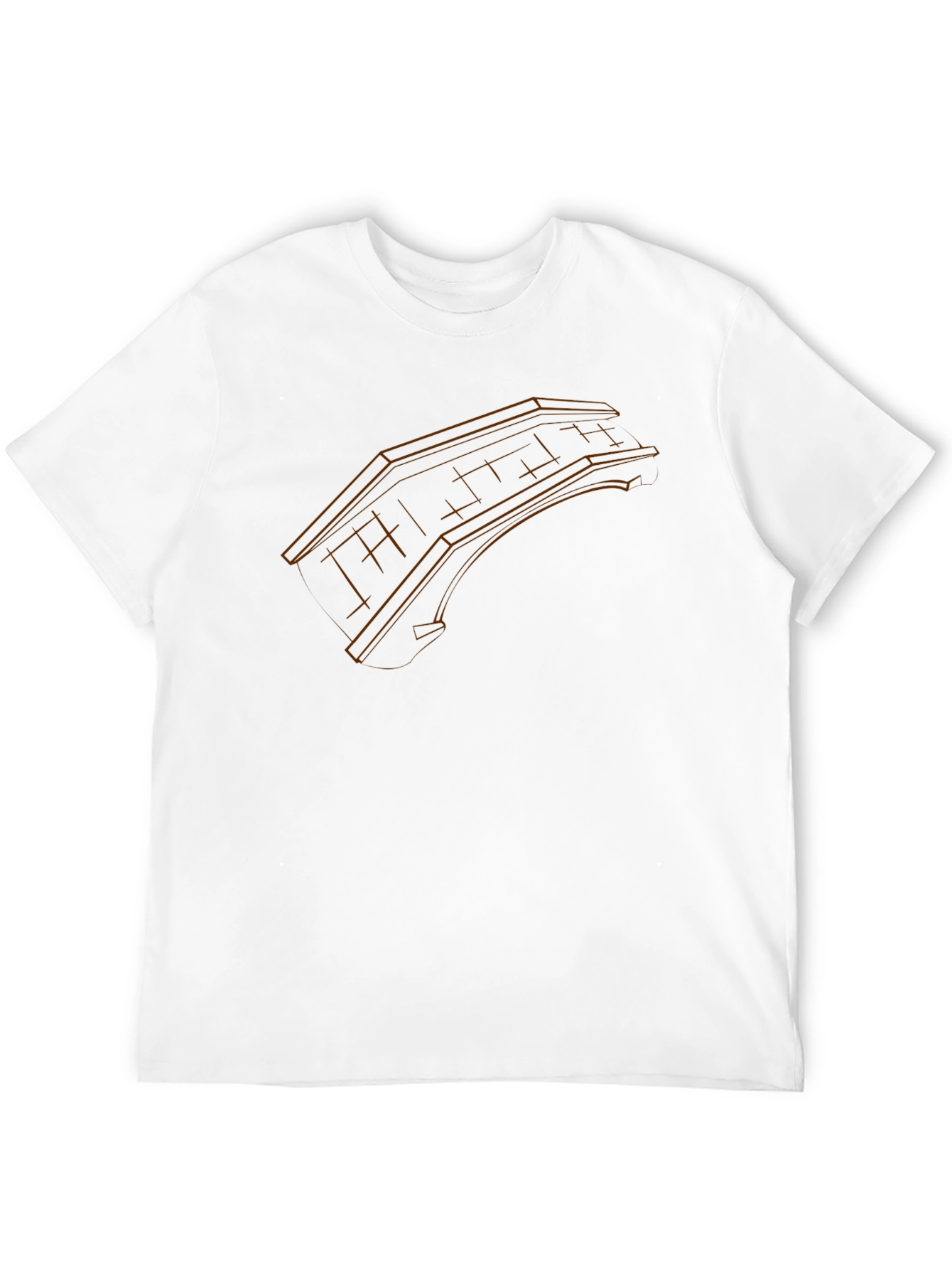 Abstract Bridge Graphic Tee - Black