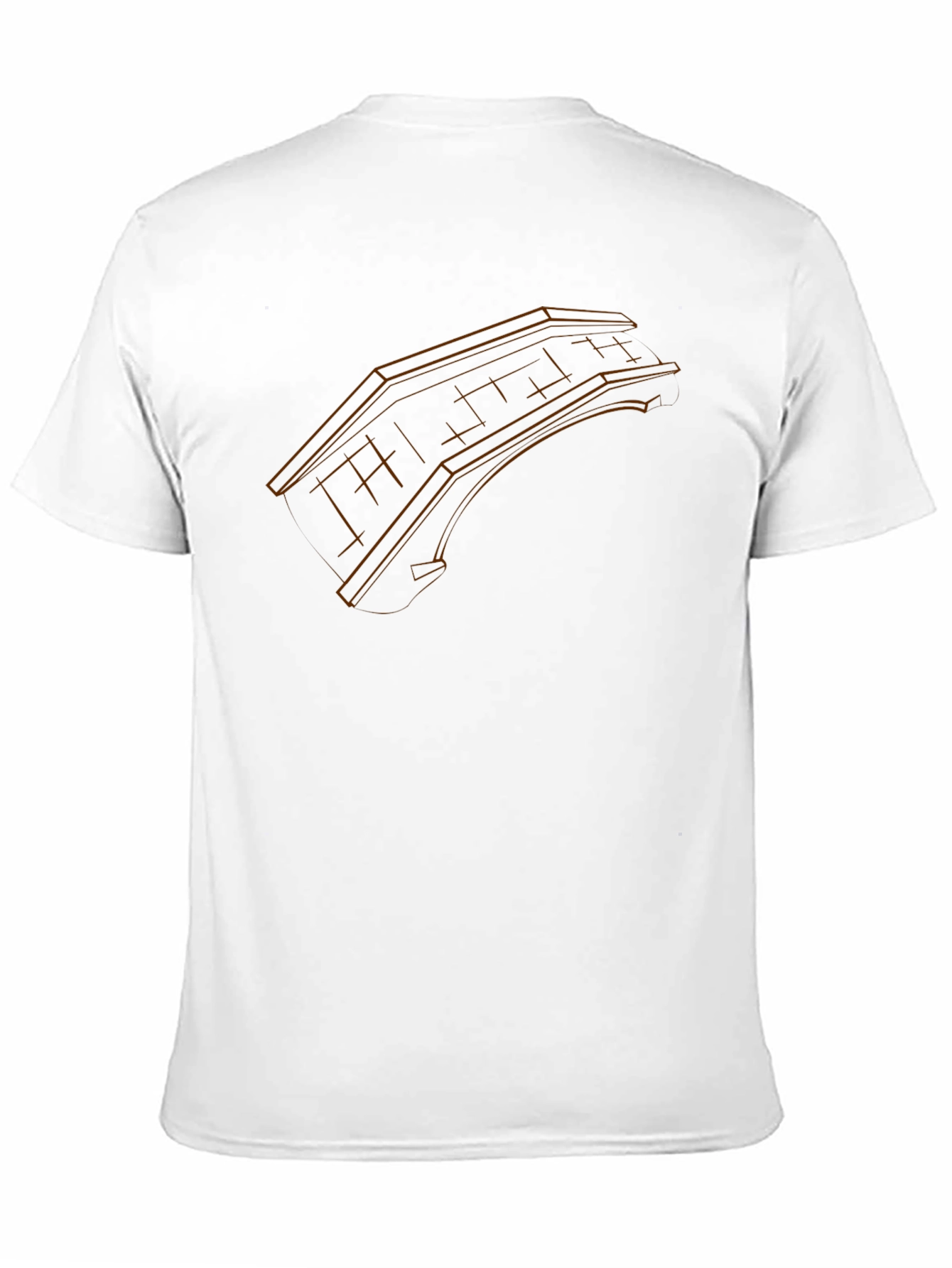 Abstract Bridge Graphic Tee - Black