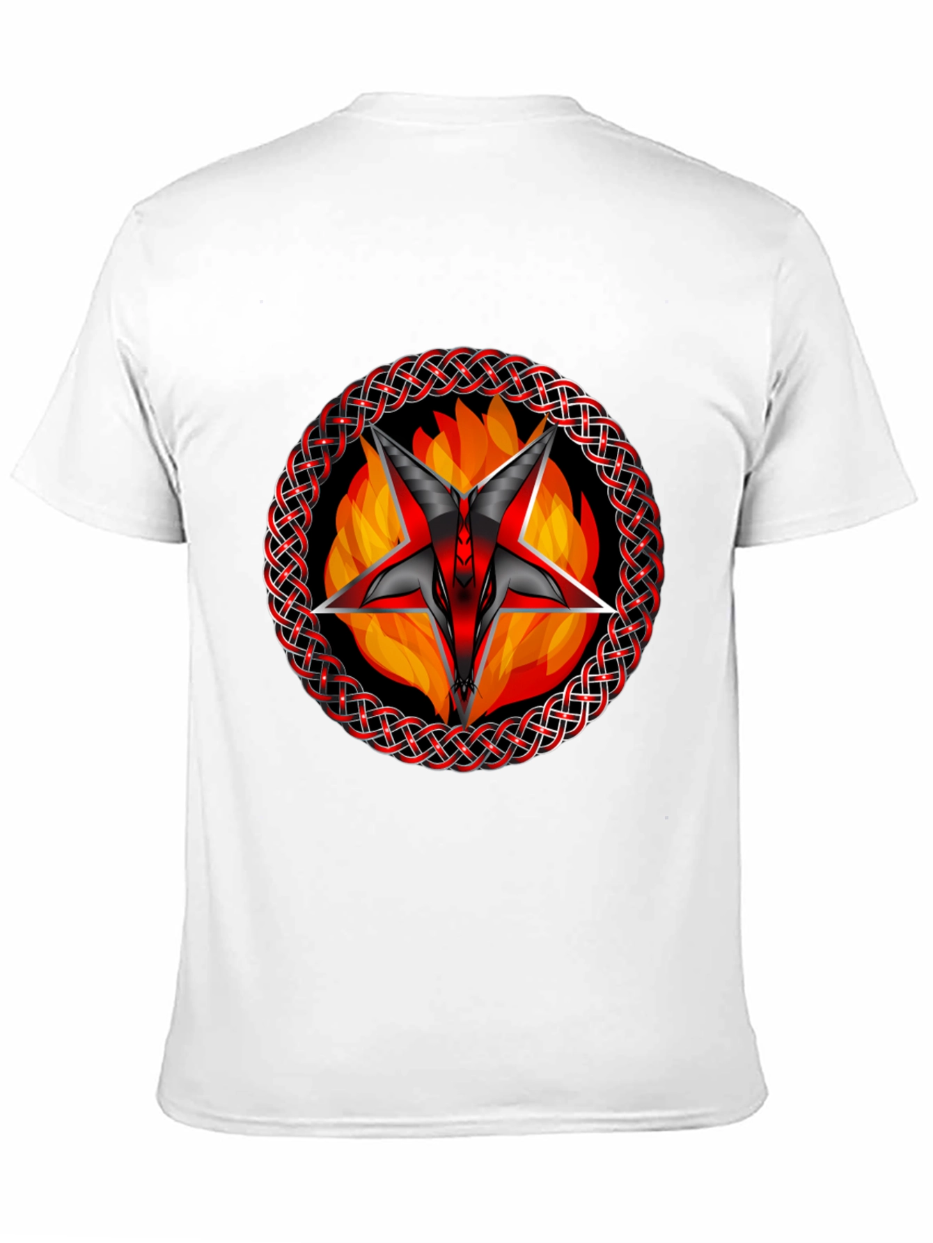 Baphomet Star T-Shirt - Gothic Occult Design