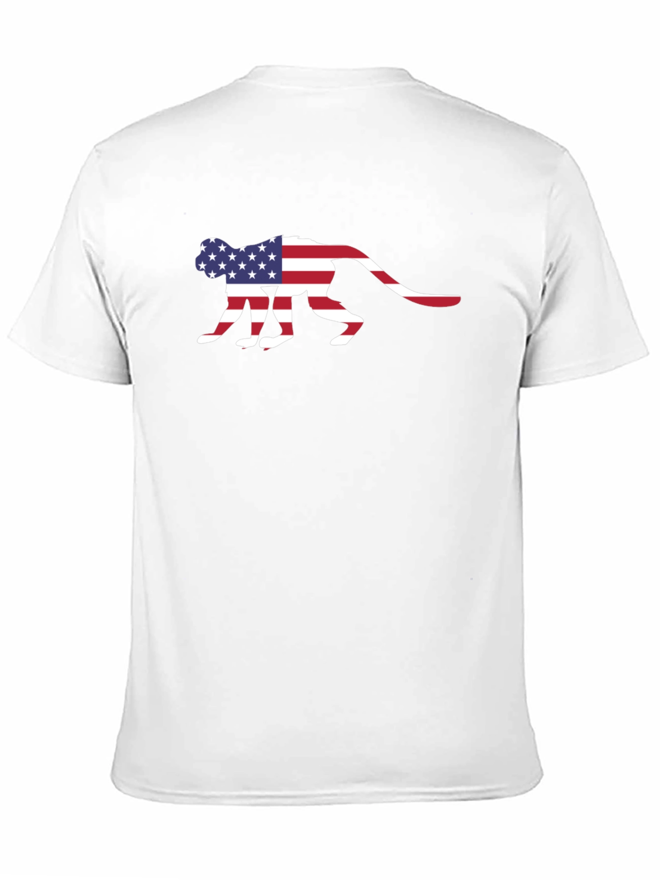 American Flag Monkey Graphic T-Shirt