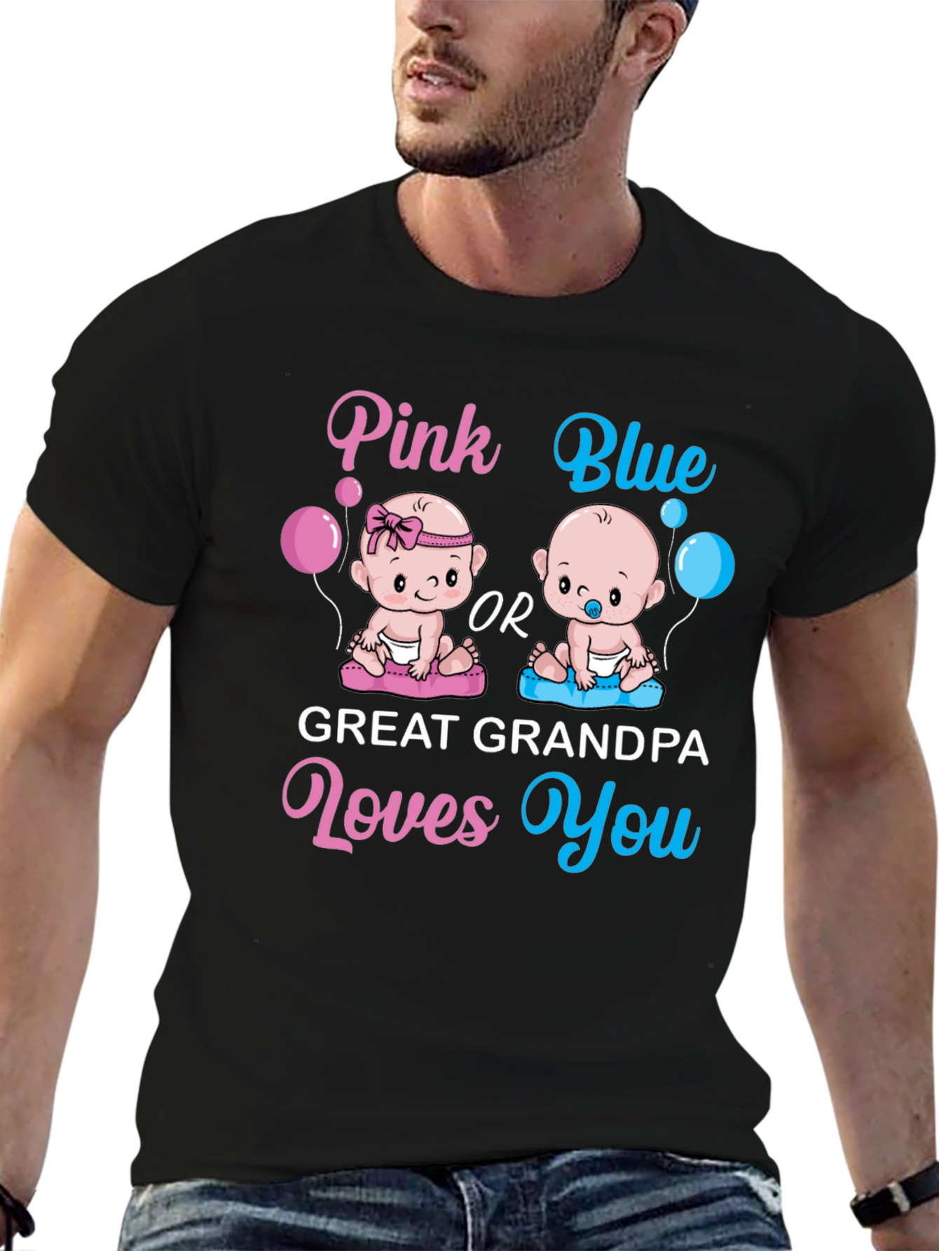 Great Grandpa Gender Reveal T-Shirt