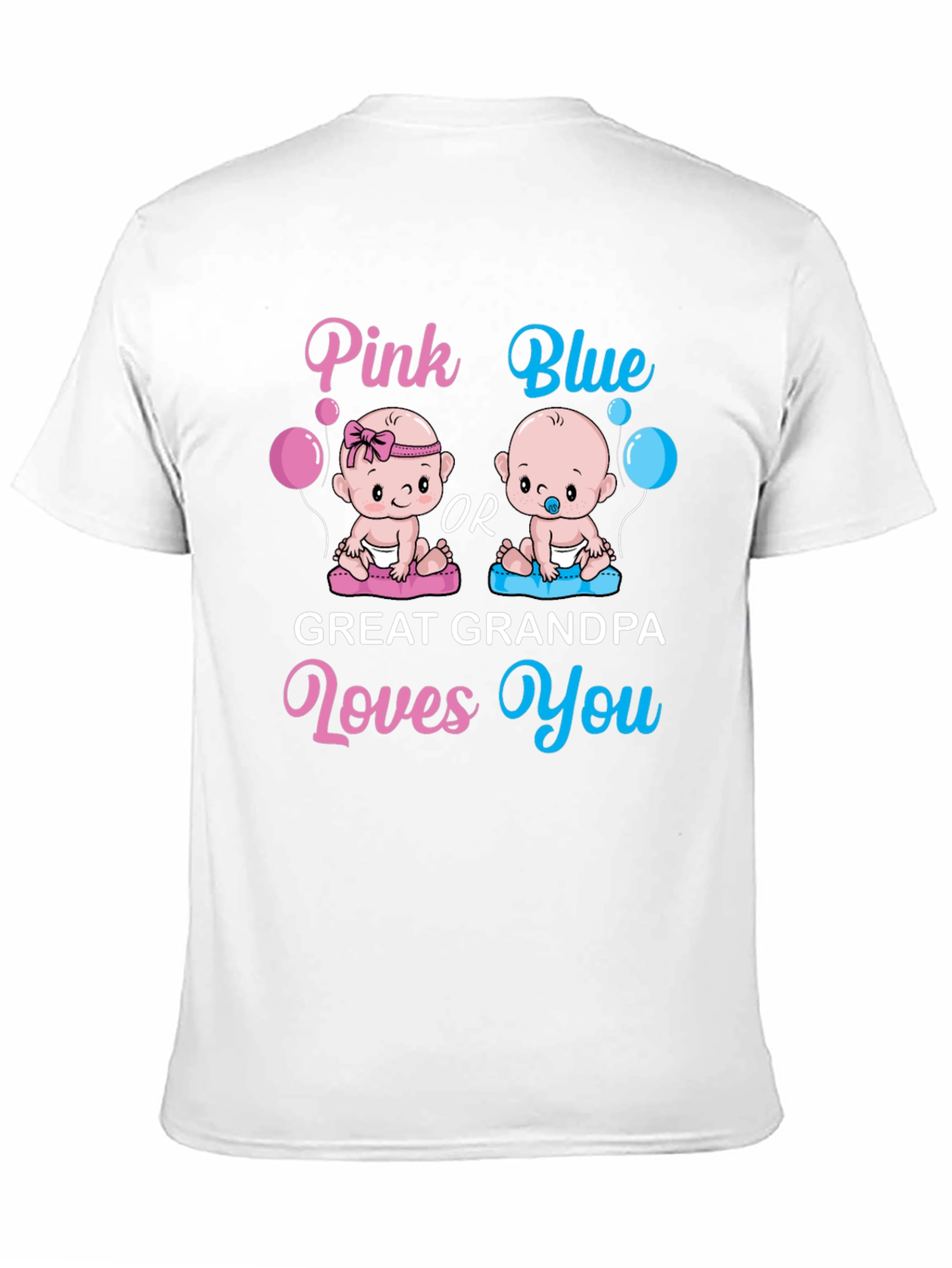 Great Grandpa Gender Reveal T-Shirt