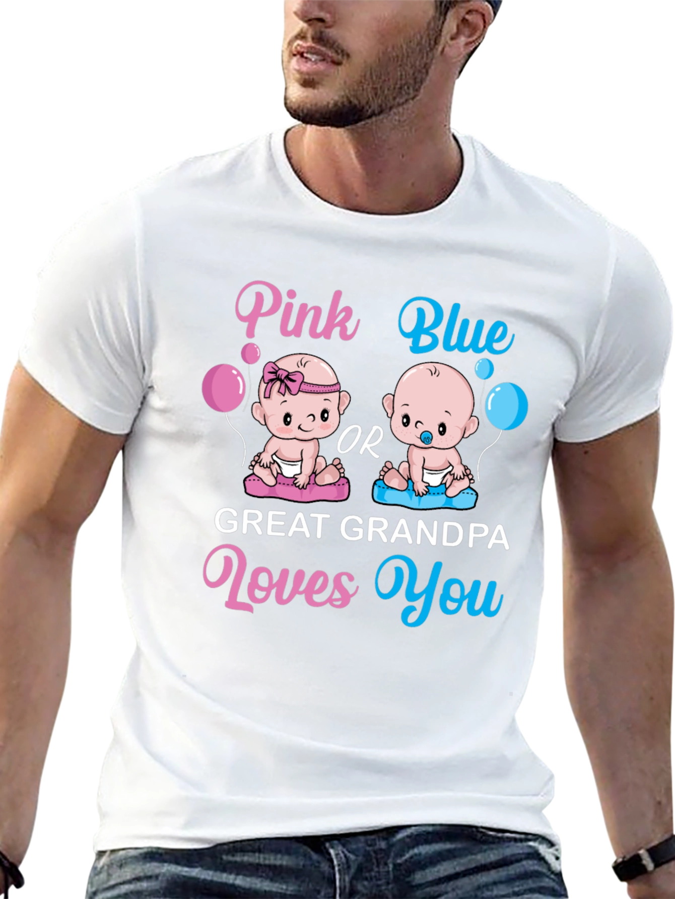 Great Grandpa Gender Reveal T-Shirt