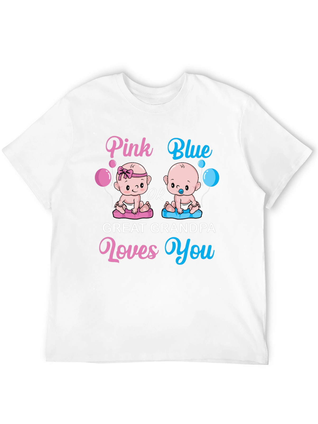 Great Grandpa Gender Reveal T-Shirt