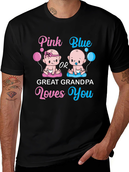 Great Grandpa Gender Reveal T-Shirt