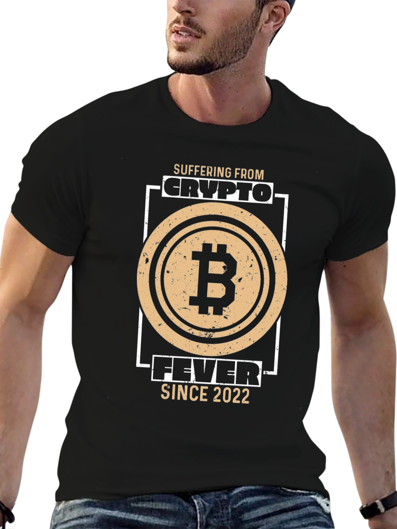 Crypto Fever T-Shirt - Bitcoin Design