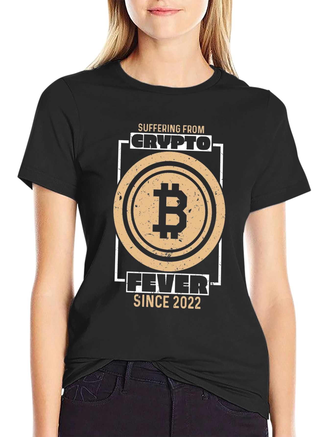 Crypto Fever T-Shirt - Bitcoin Design